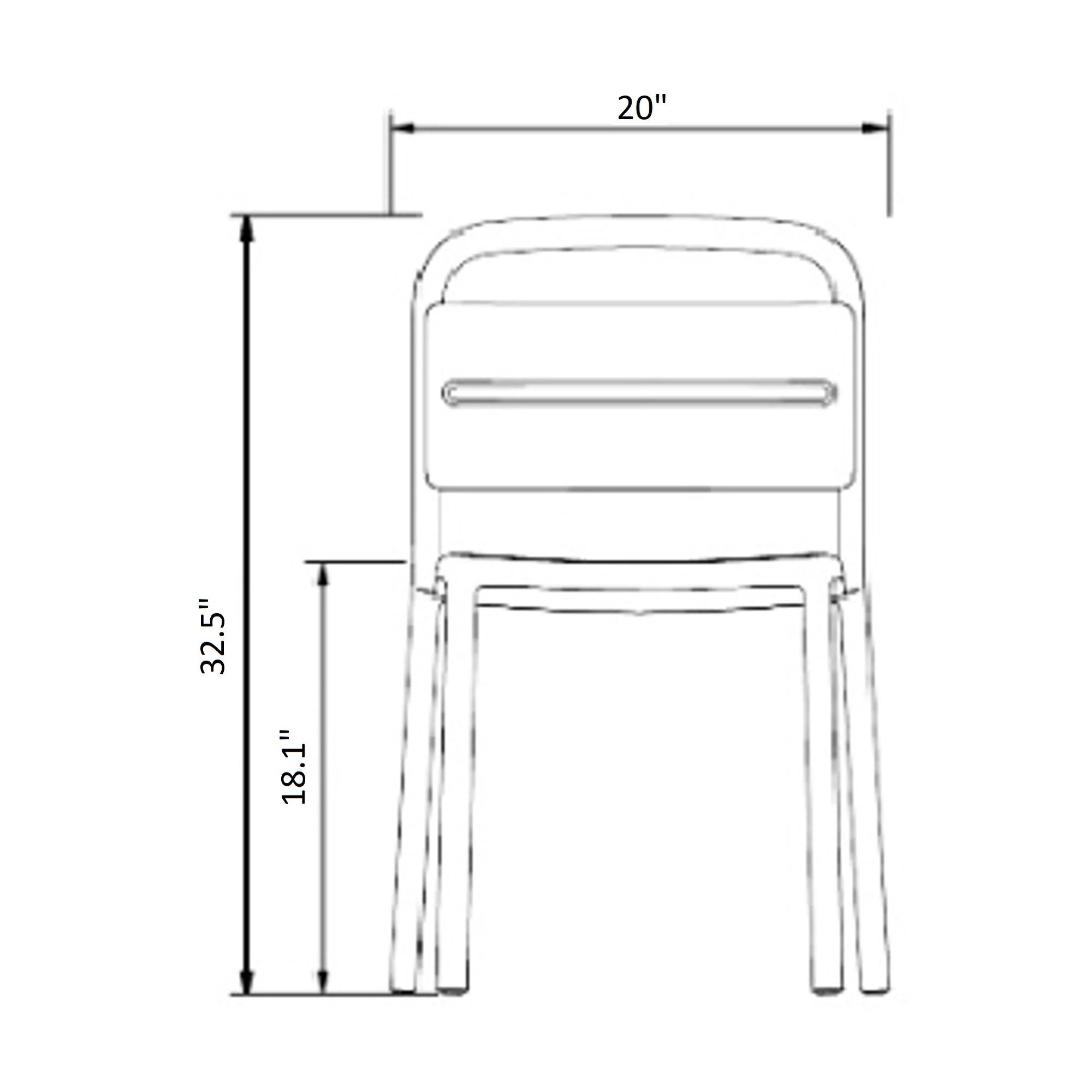 Como Stacking Outdoor Chair (Set of 4) - Image 10