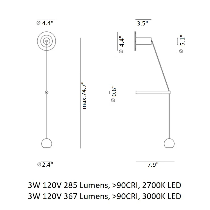 Compass A-4071 LED Wall Sconce - Image 7