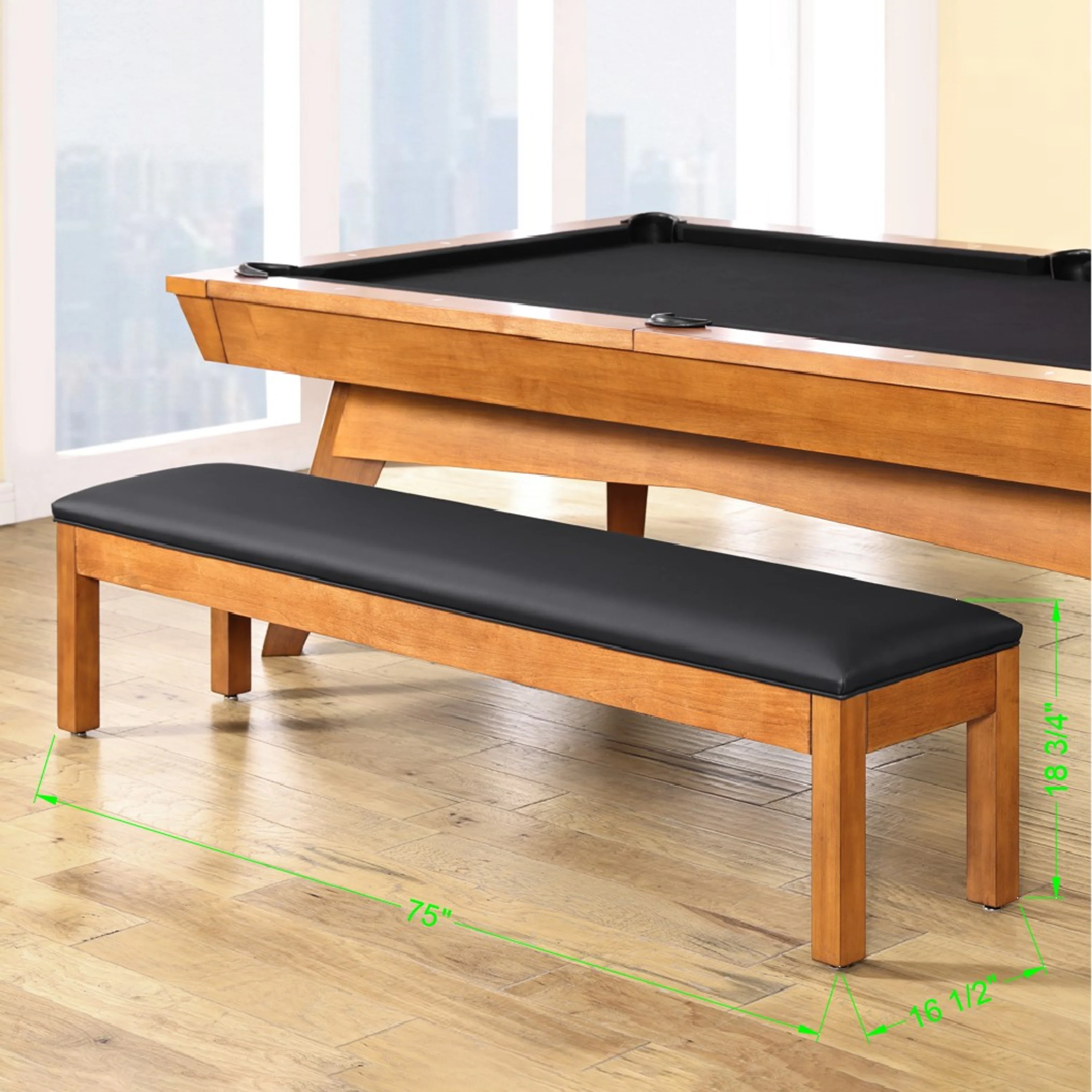 Copenhagen Long Bench with Storage - Image 2