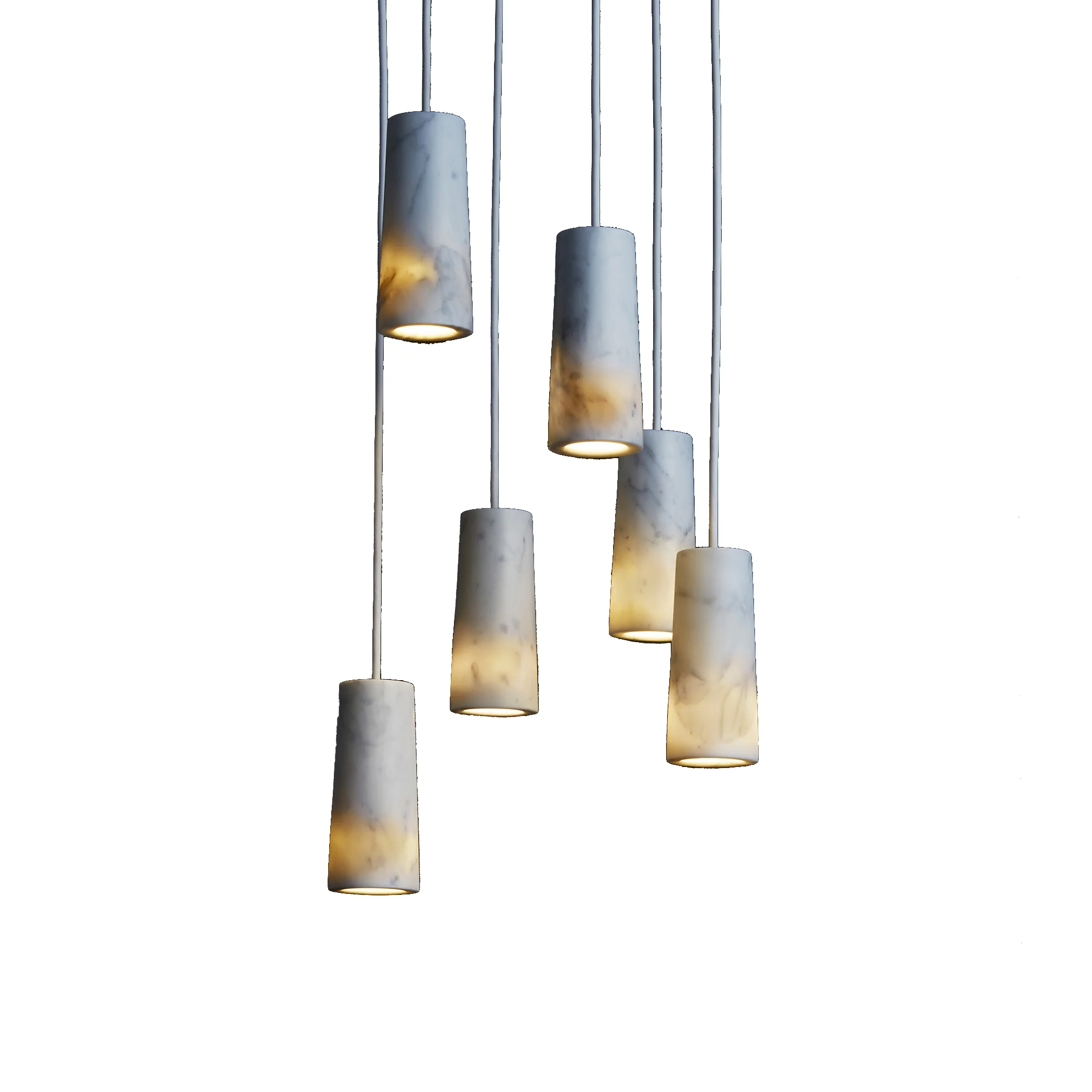 Core Marble Cluster Pendant Light - Image 3