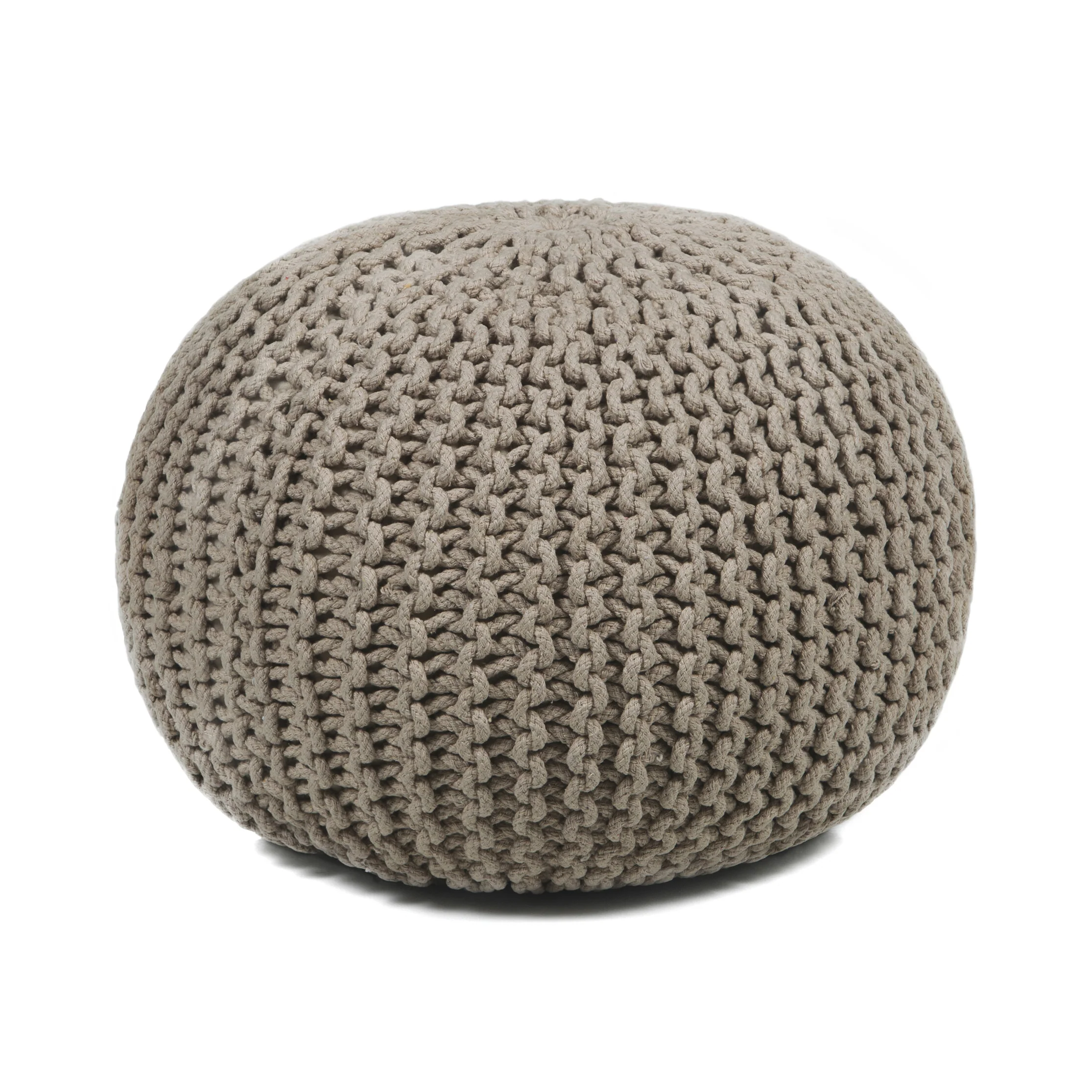 Cotton Cord Pouf - Image 2