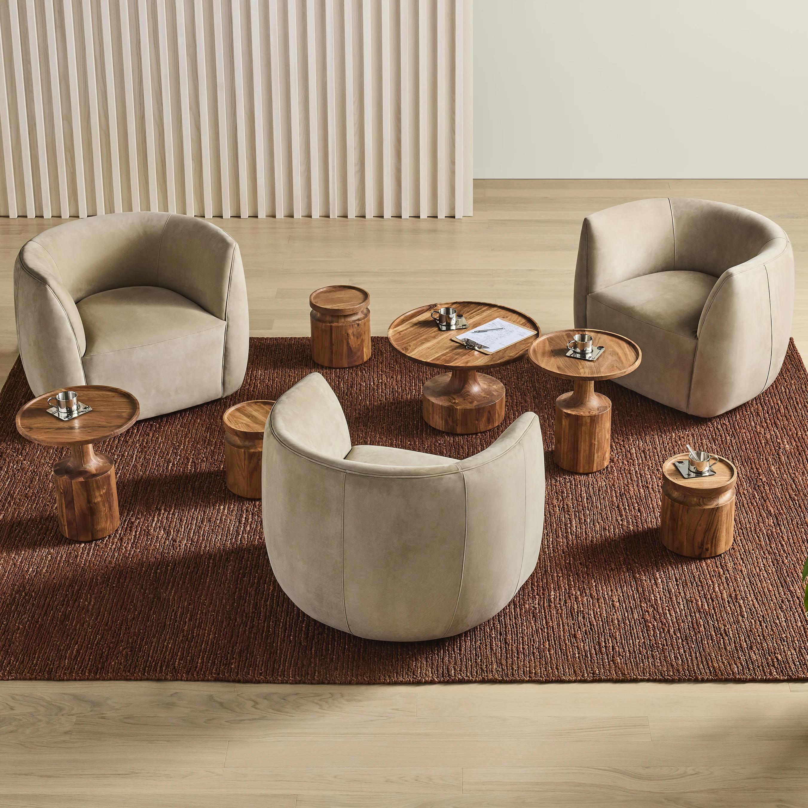 Council Swivel Lounge Chair - Image 21
