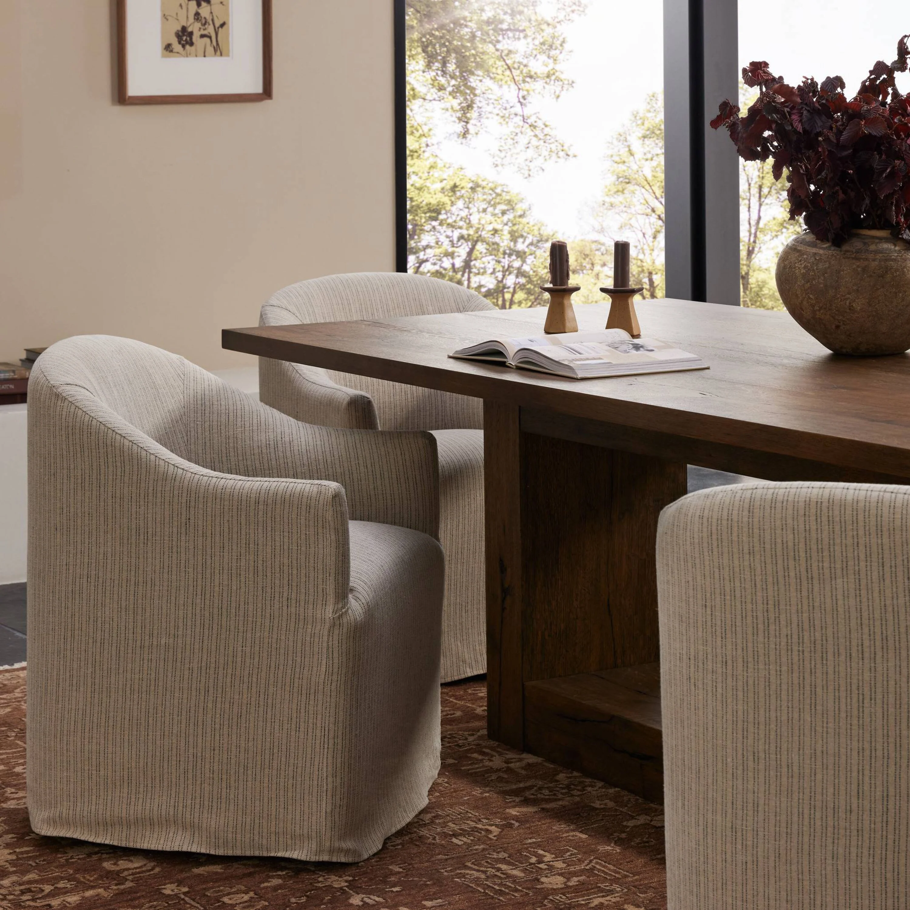 Cove Dining Chair with Casters - Image 5