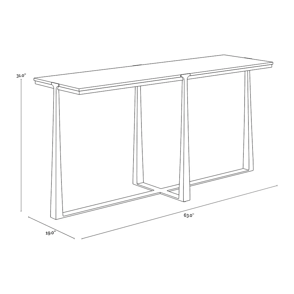 Cowell Console Table - Image 8