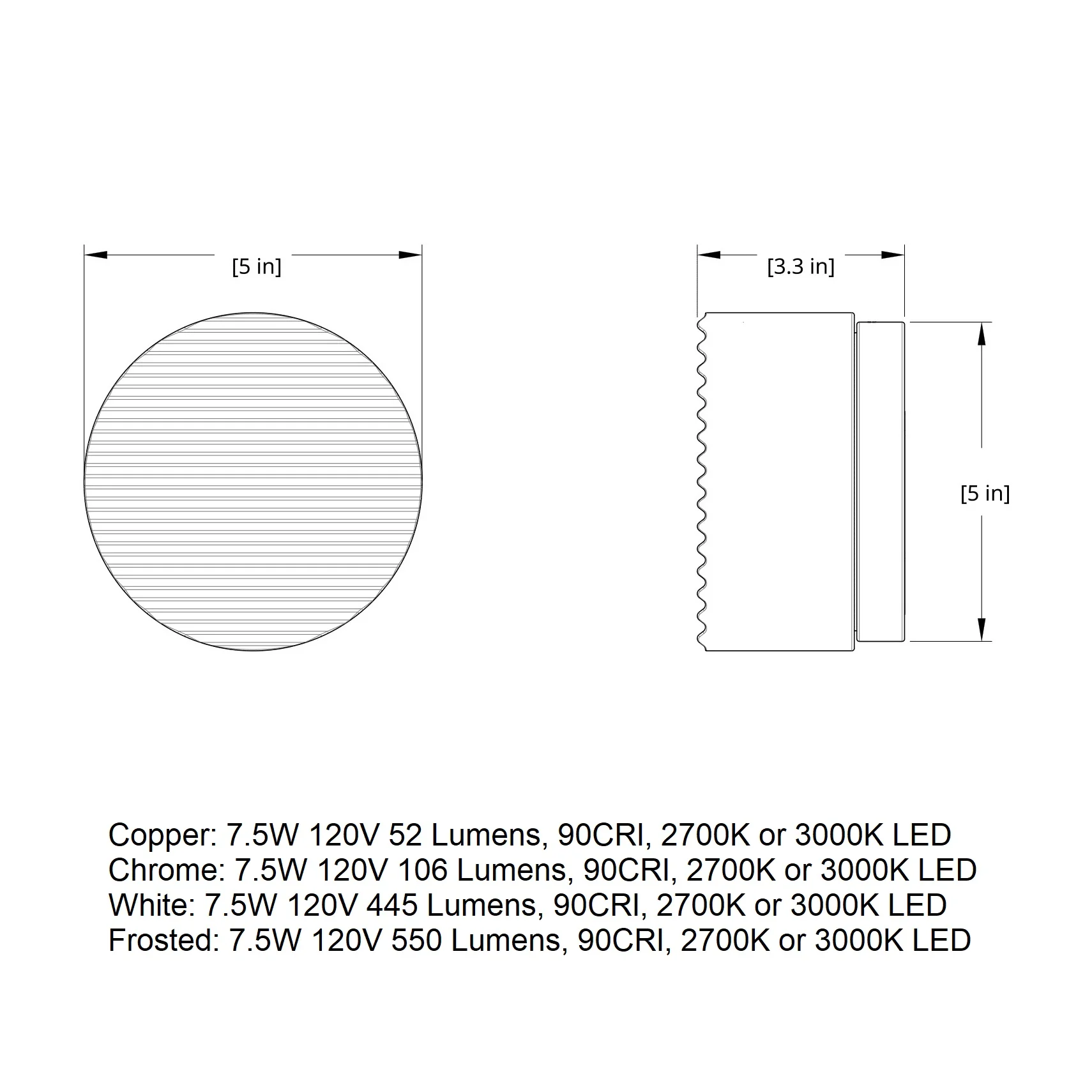 Crisp LED Wall Sconce - Image 6