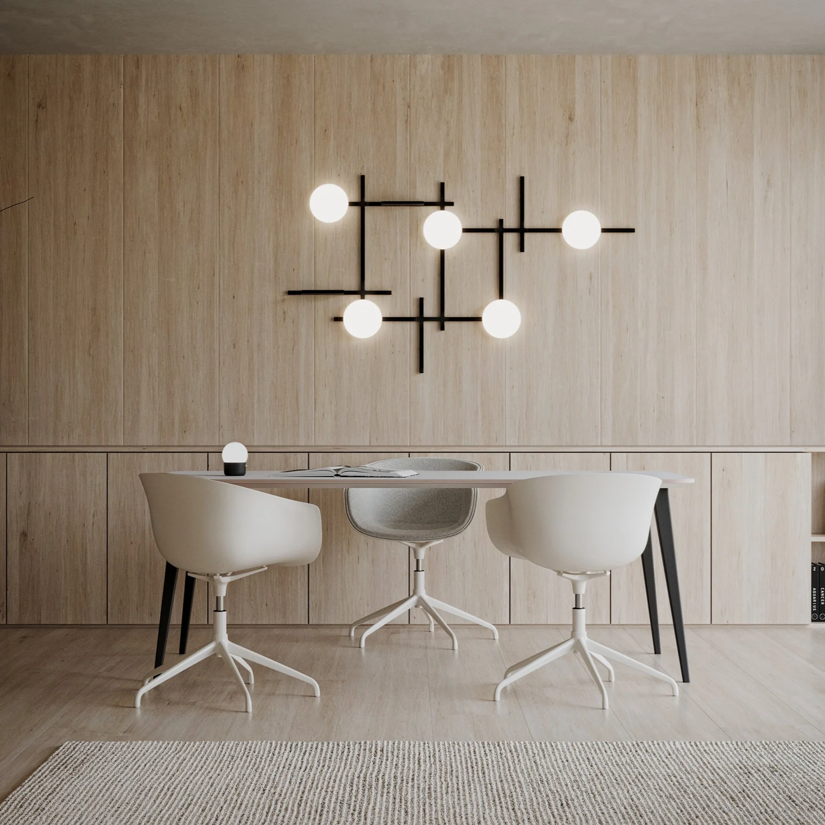 Crosshatch Wall/Ceiling Lamp - Image 2