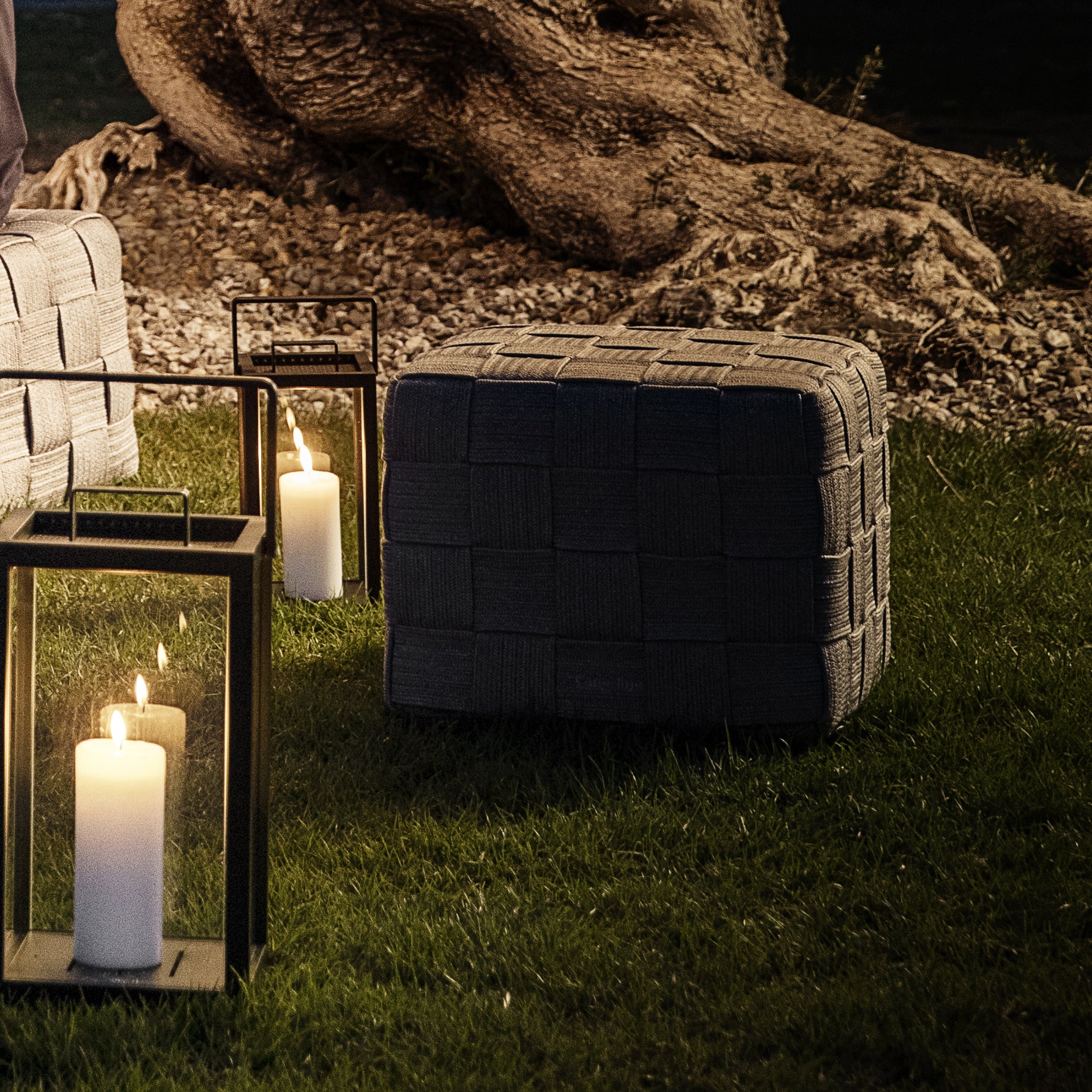 Cube Outdoor Footstool - Image 15