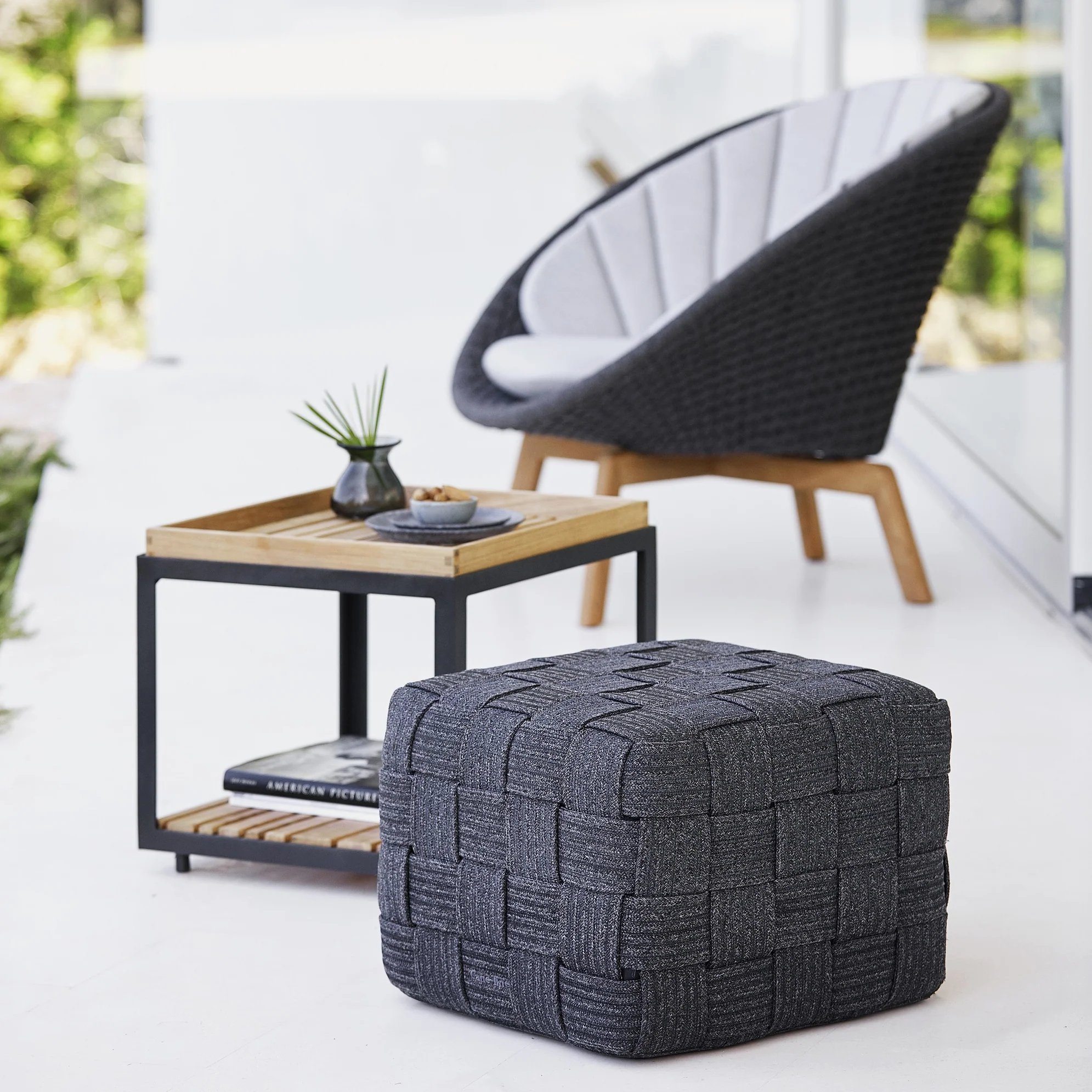Cube Outdoor Footstool - Image 8