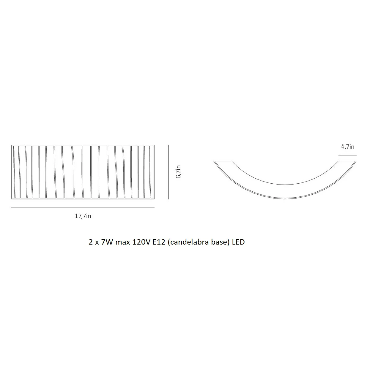 Curvas Wall Light - Image 8
