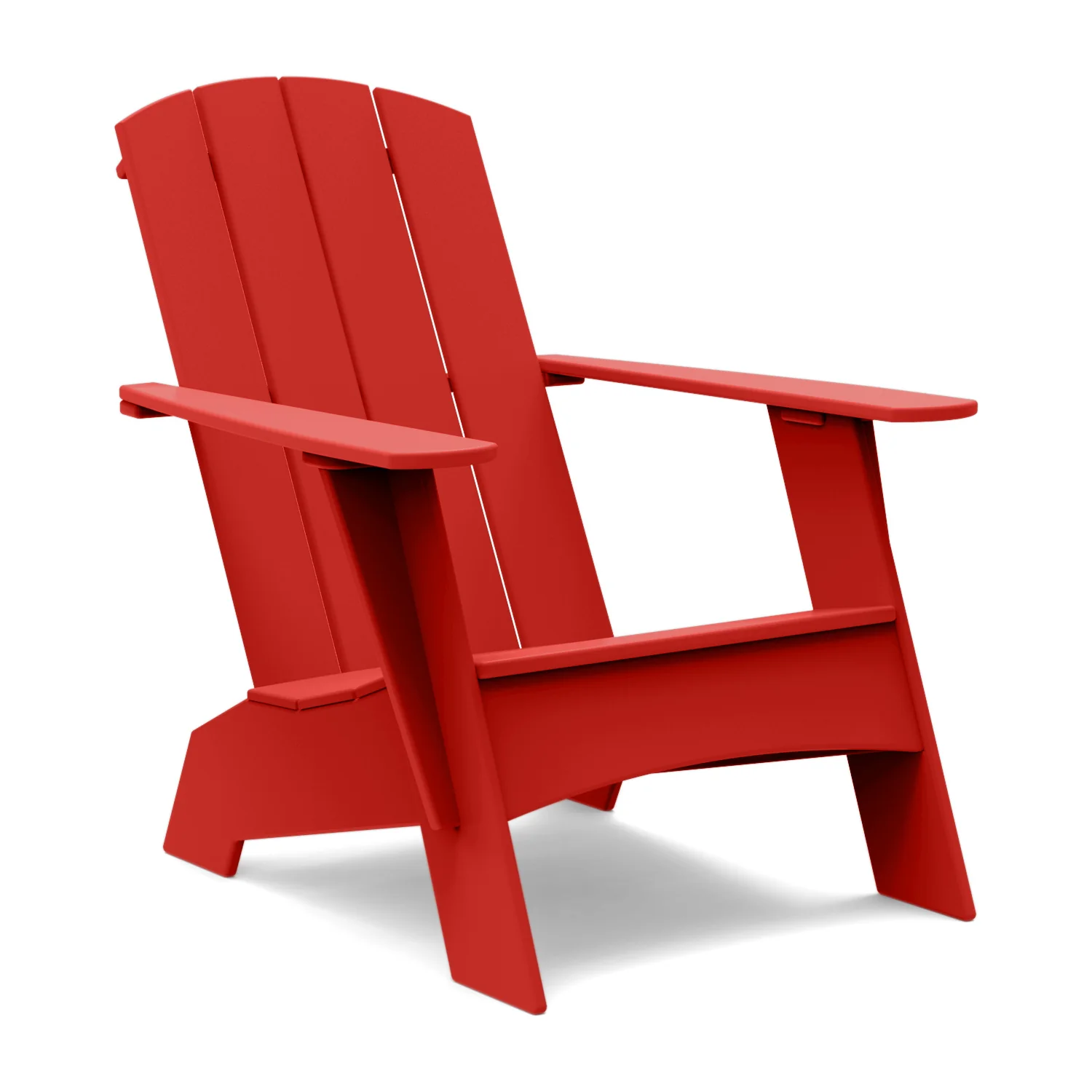 Curved Adirondack Outdoor Chair and Ottoman Bundle - Image 15