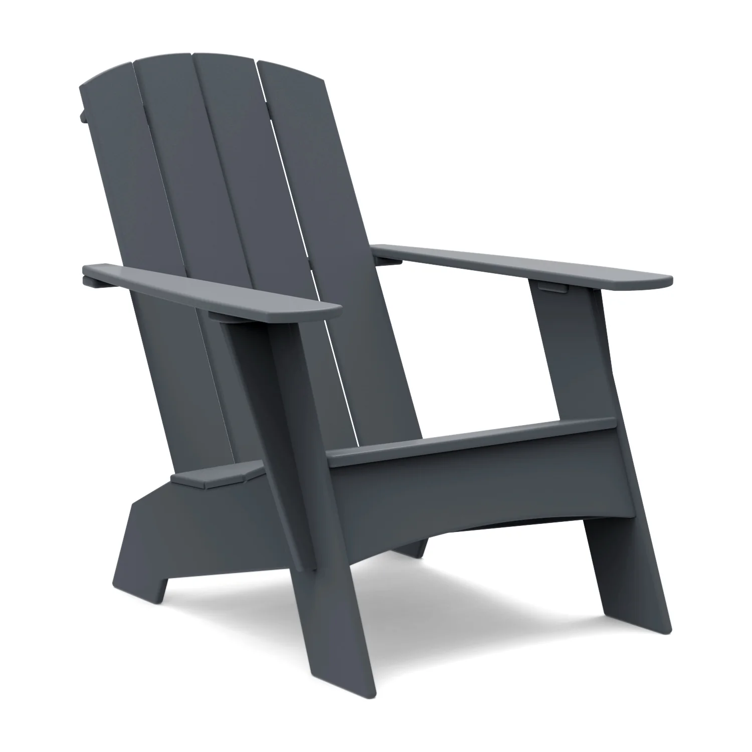 Curved Adirondack Outdoor Chair and Ottoman Bundle - Image 17