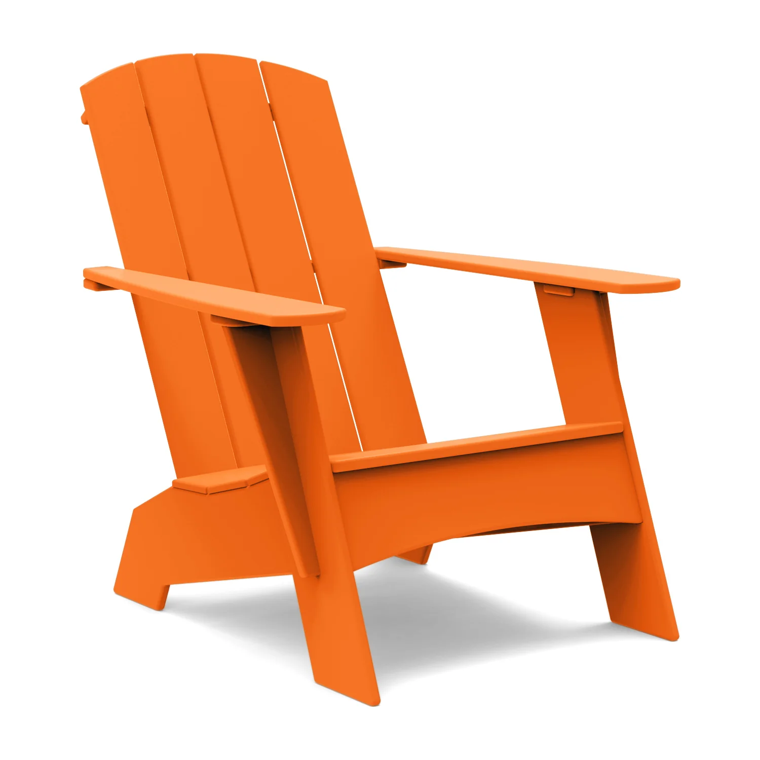 Curved Adirondack Outdoor Chair and Ottoman Bundle - Image 23