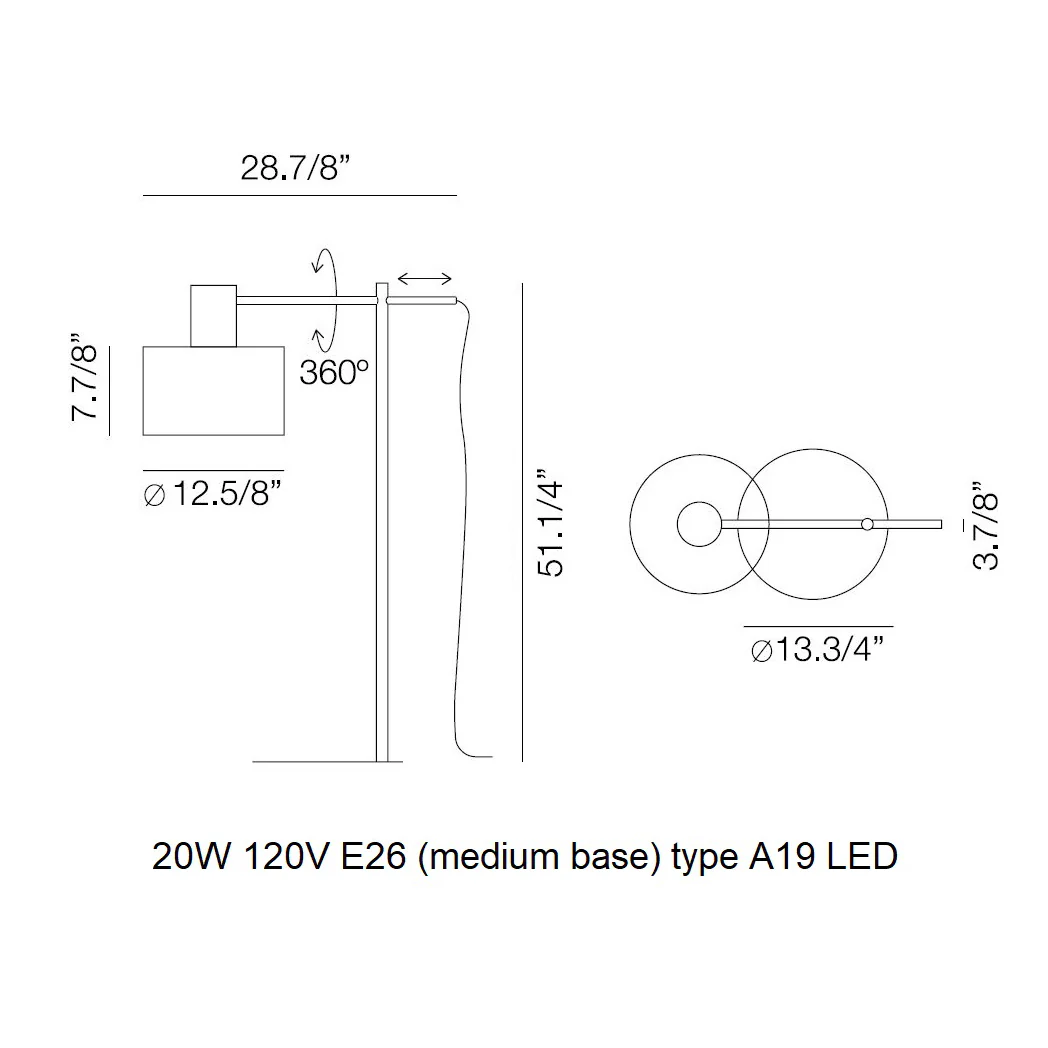 Cyls Reading Floor Lamp - Image 13