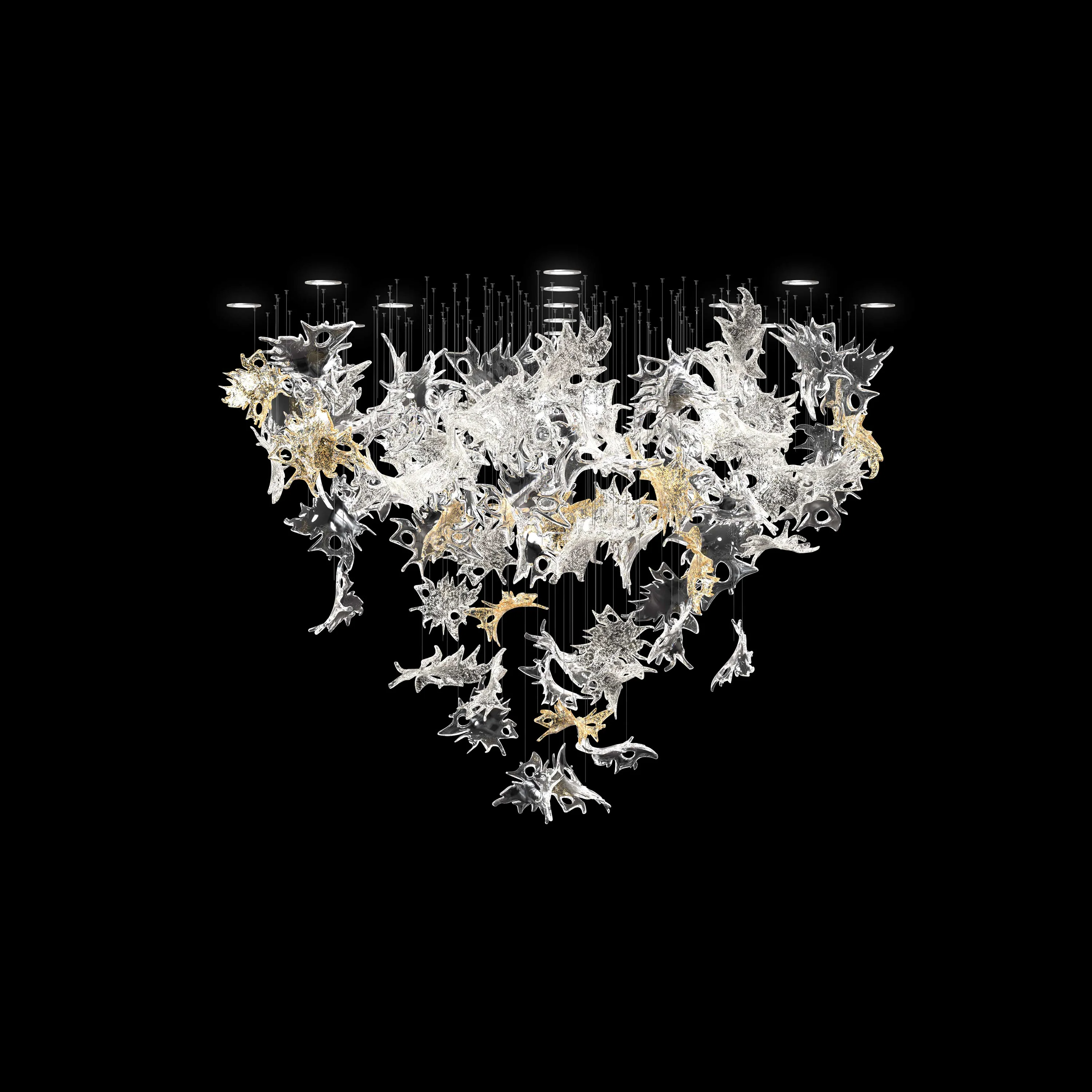 Dancing Leaves Chandelier - Image 8