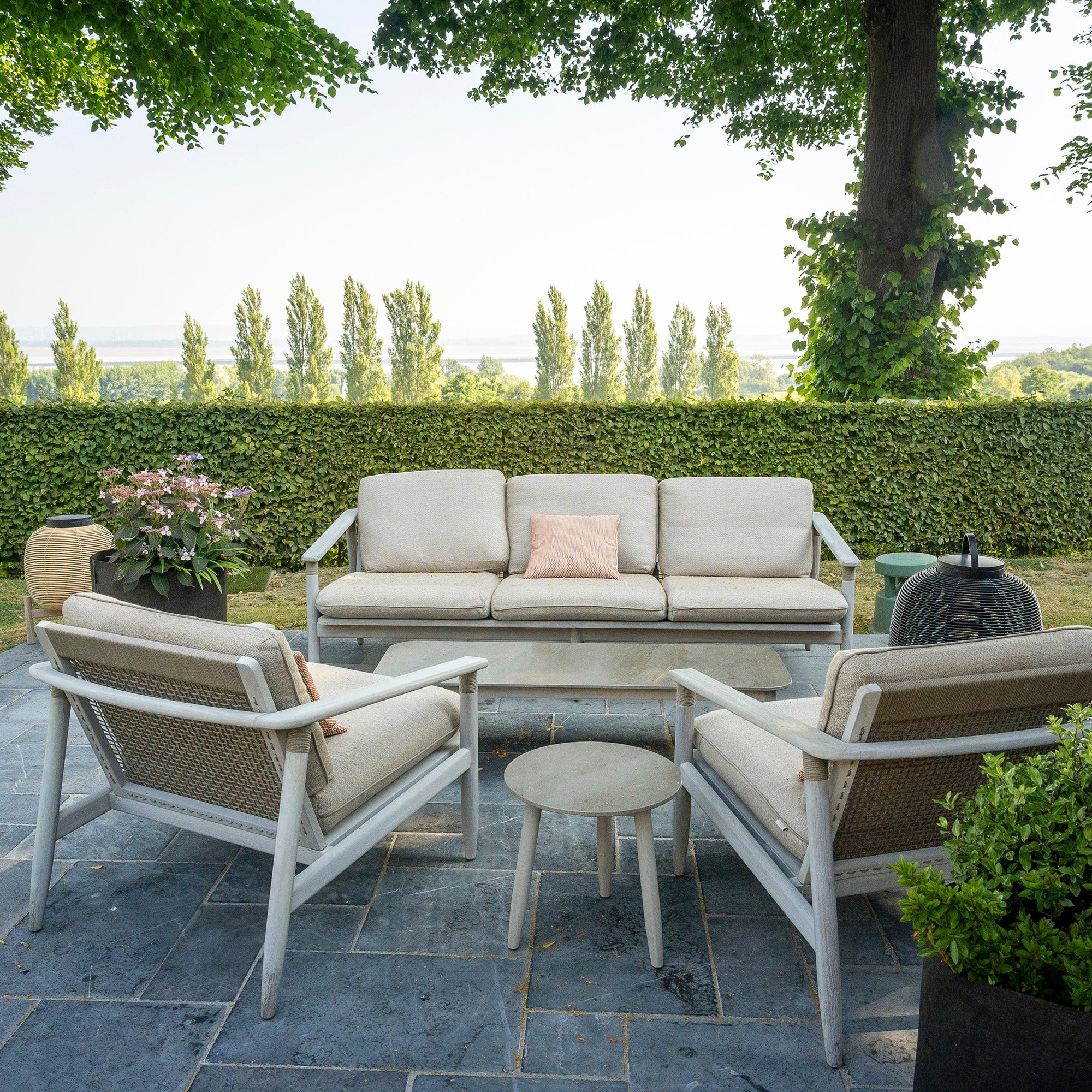 David Outdoor Rectangular Coffee Table - Image 6