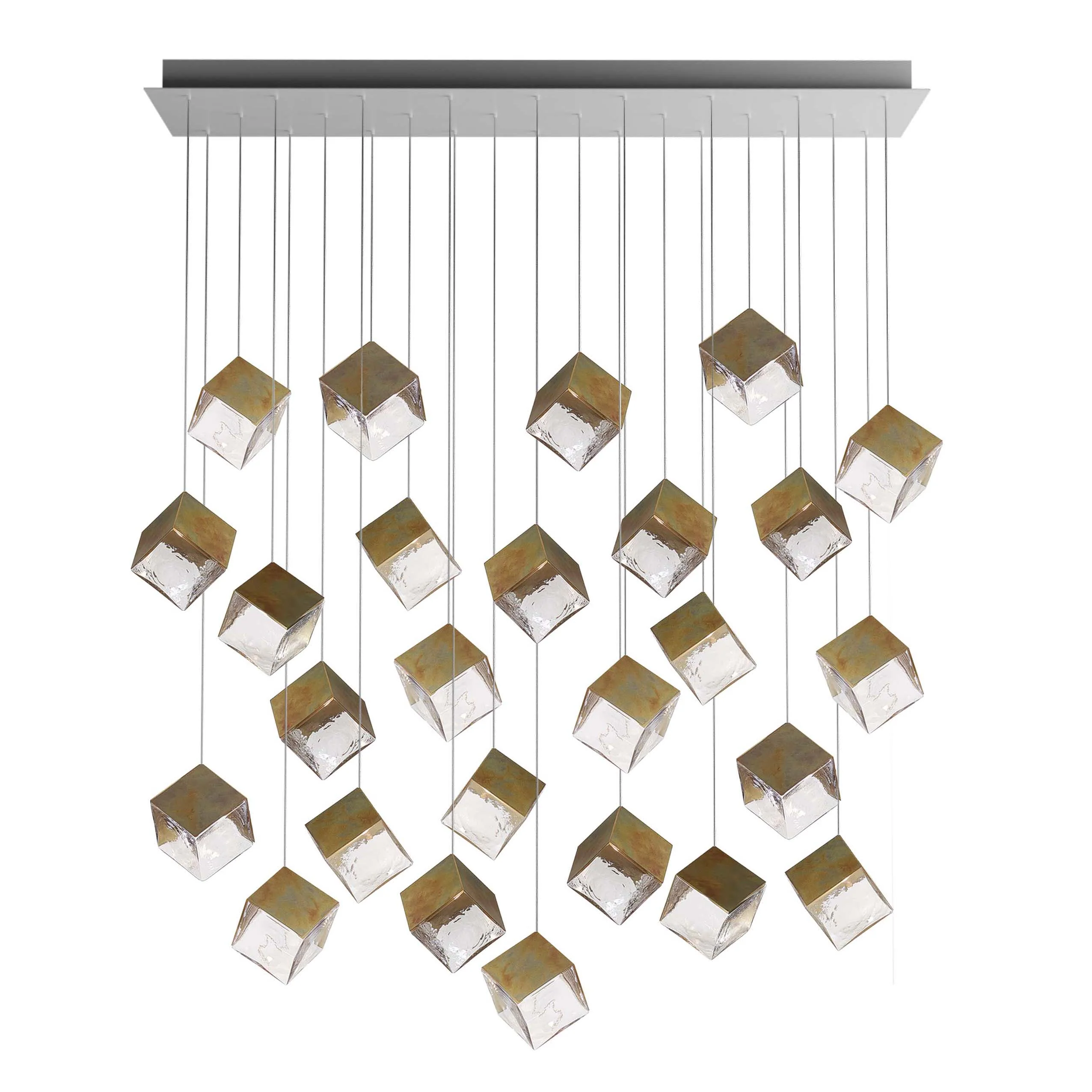 De Castelli x Pyrite Rectangle Chandelier - Image 3