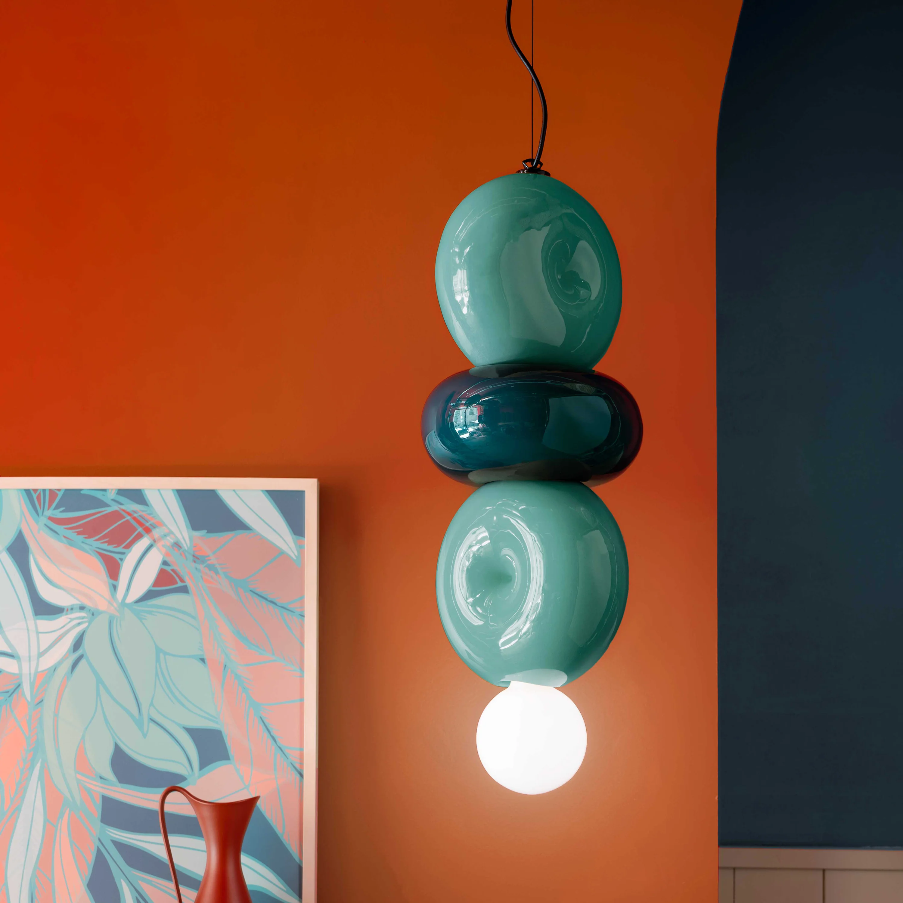 Deco Bumbum 3-Element Vertical Pendant Light - Image 4