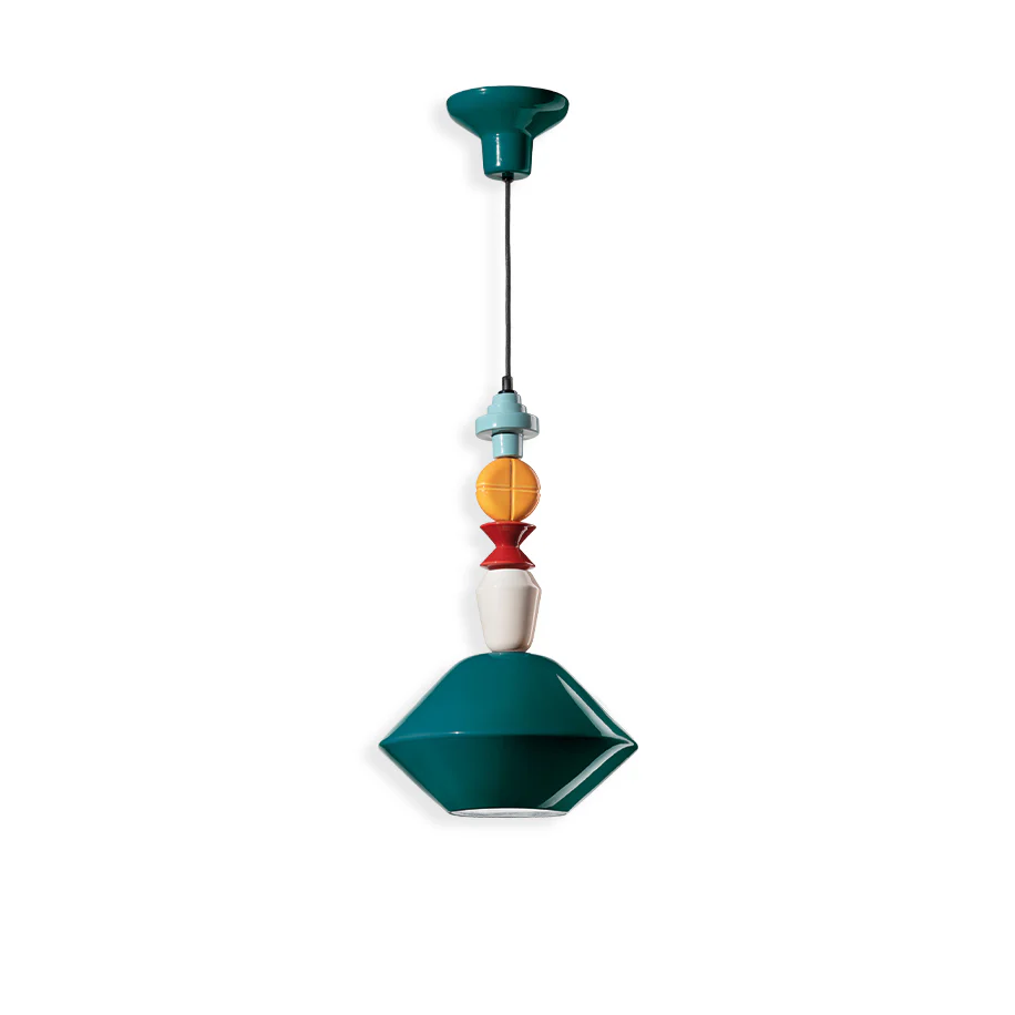 Deco Lariat Ceramic Pendant Light - Image 10