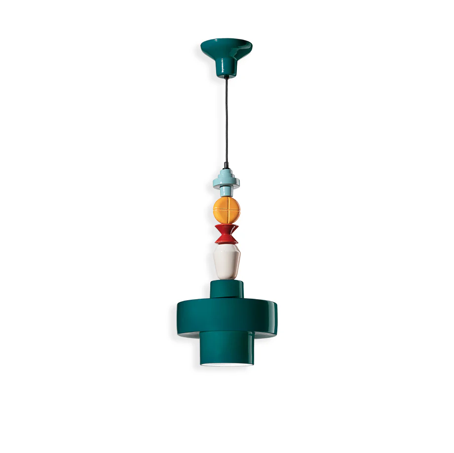 Deco Lariat Cylindrical Pendant Light - Image 2