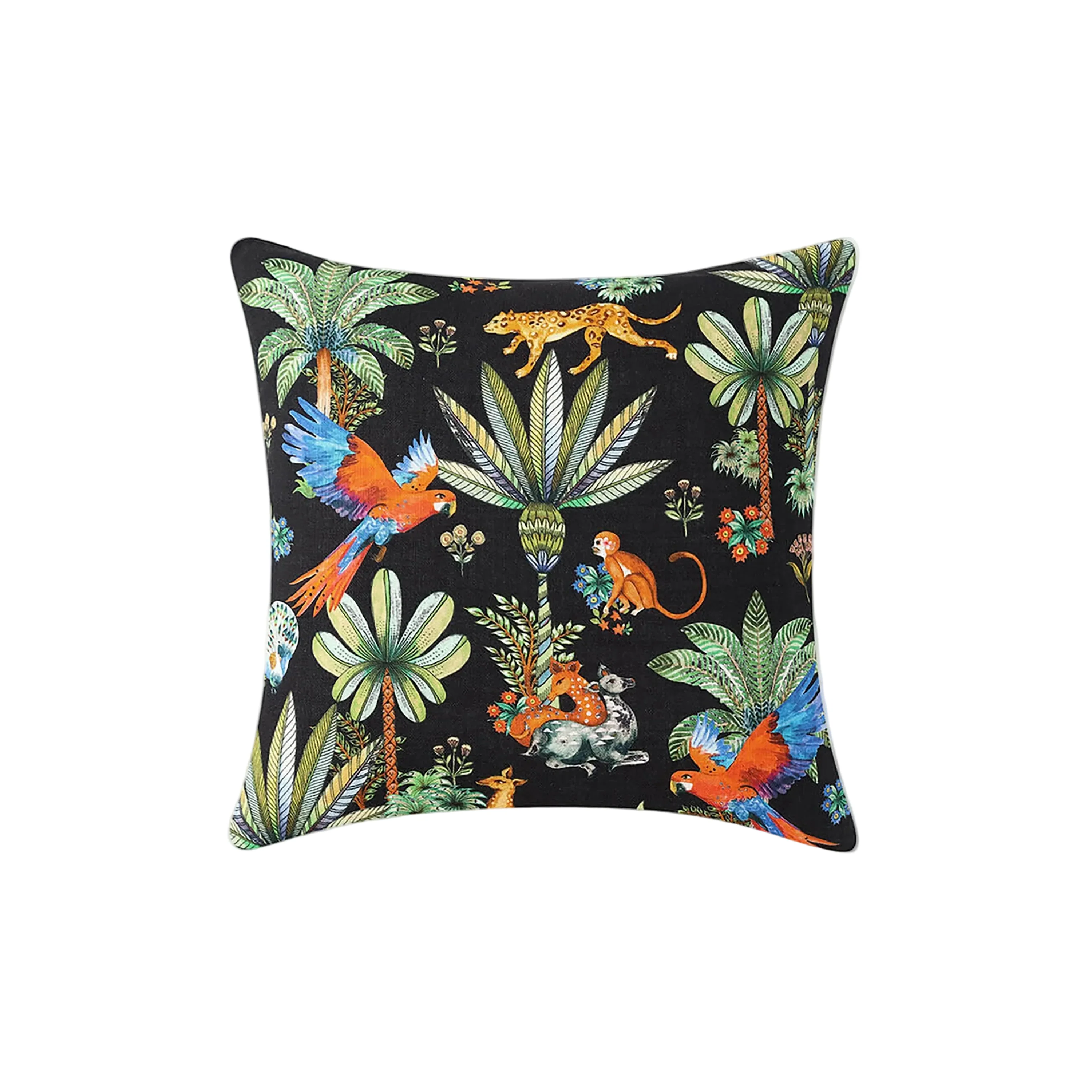 Decorate Palms Throw Pillow - Image 2