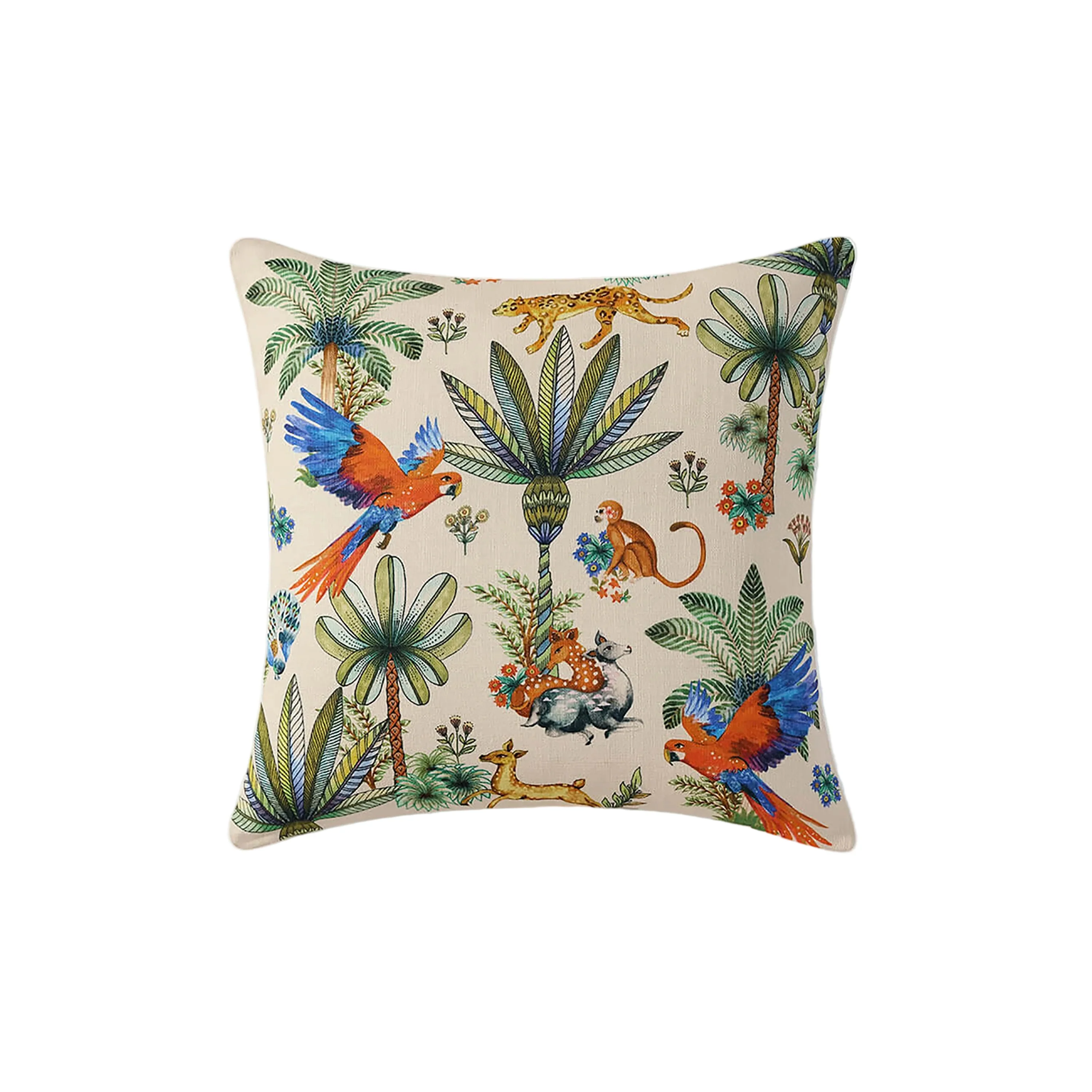 Decorate Palms Throw Pillow - Image 3