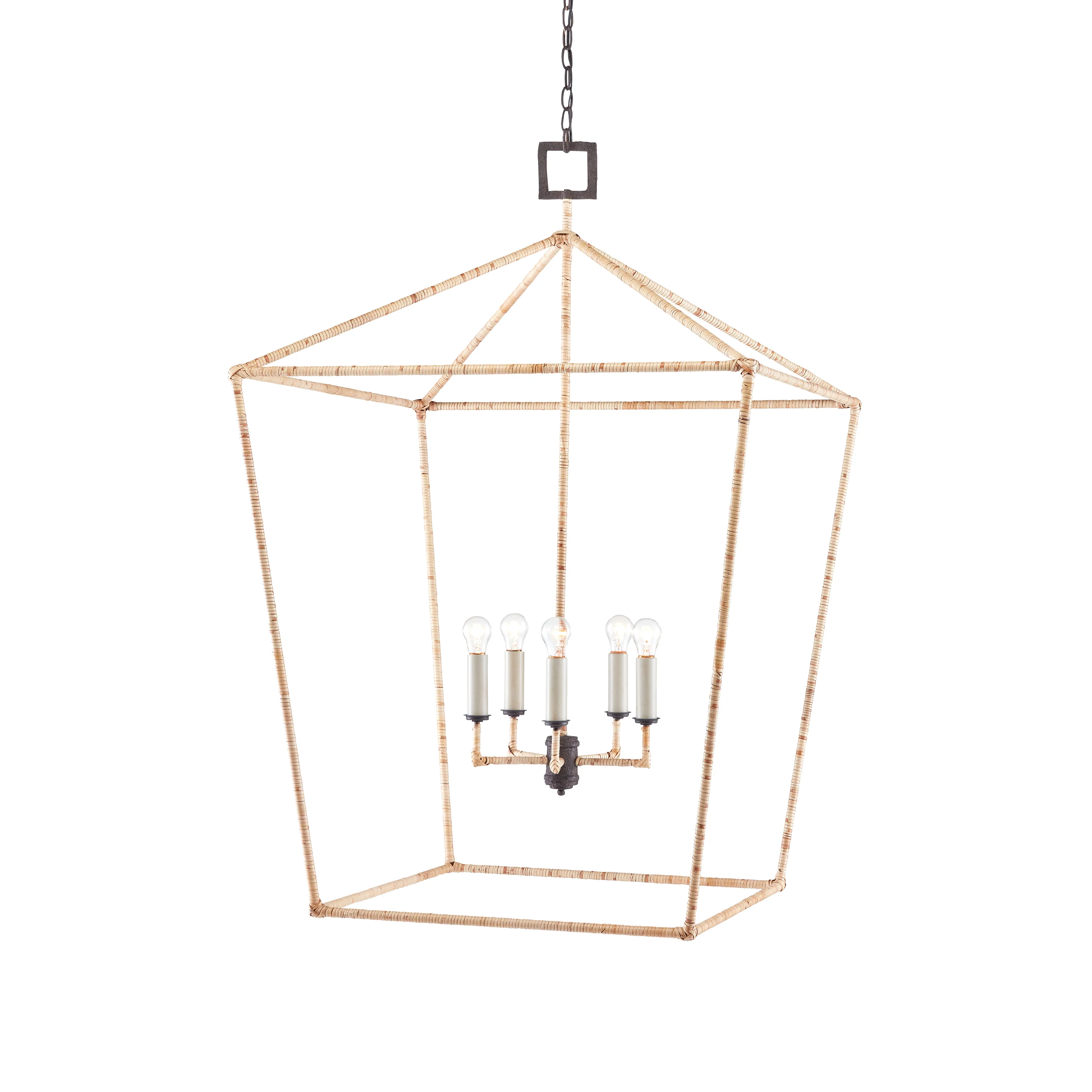 Denison Rattan Lantern - Image 5