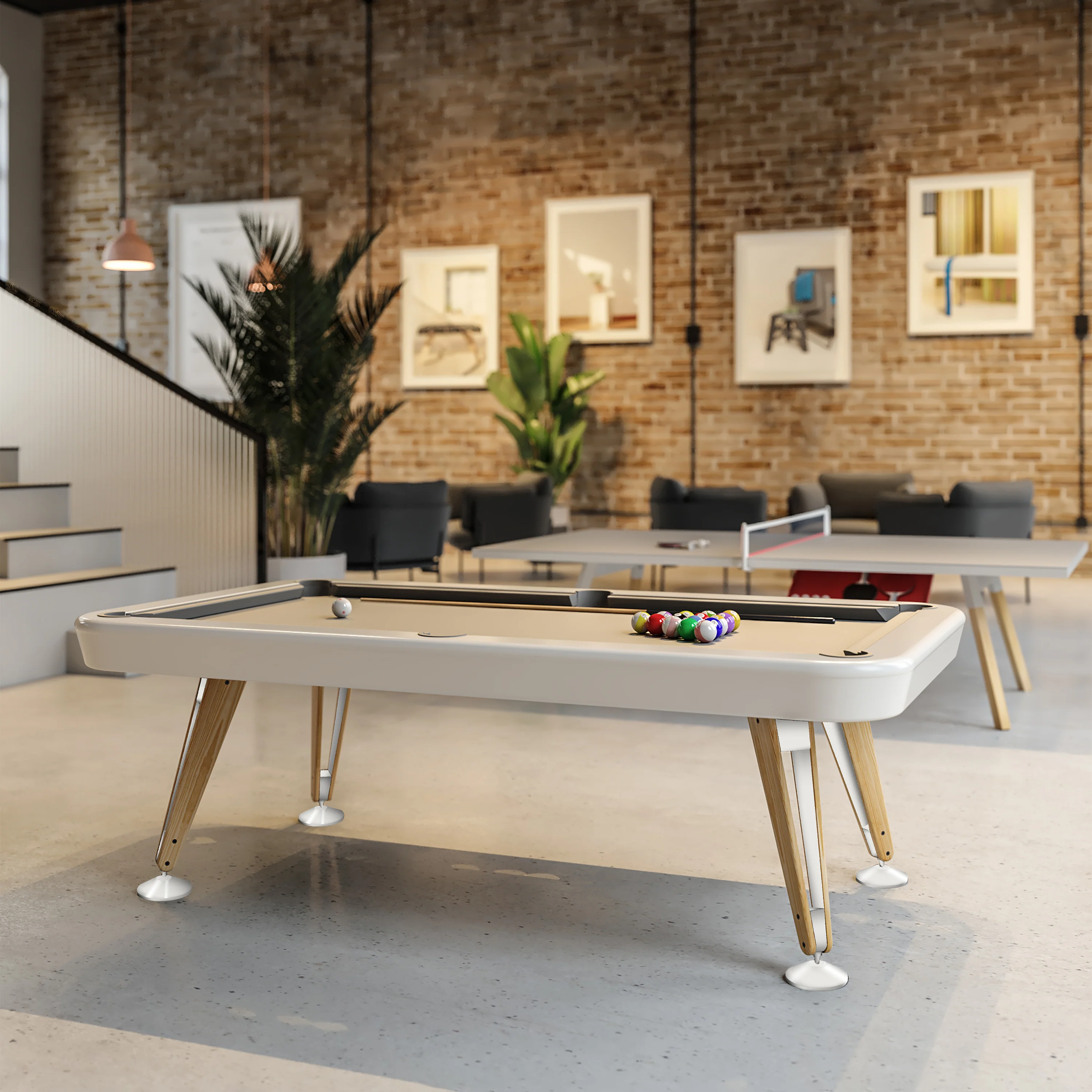 Diagonal Indoor American Pool Table - Image 22