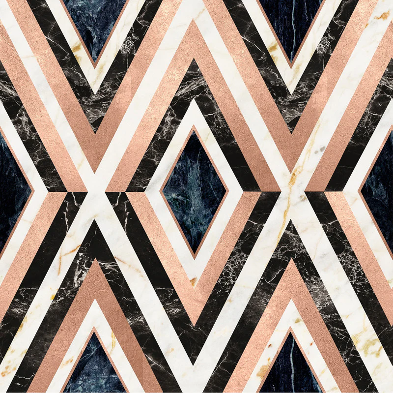 Diamonds Metallic Wallpaper Sample Swatch - Image 3
