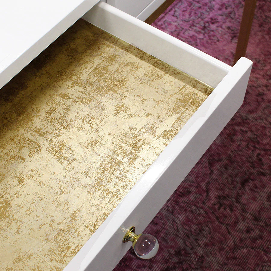 Distressed Gold Leaf Peel and Stick Wallpaper - Image 11