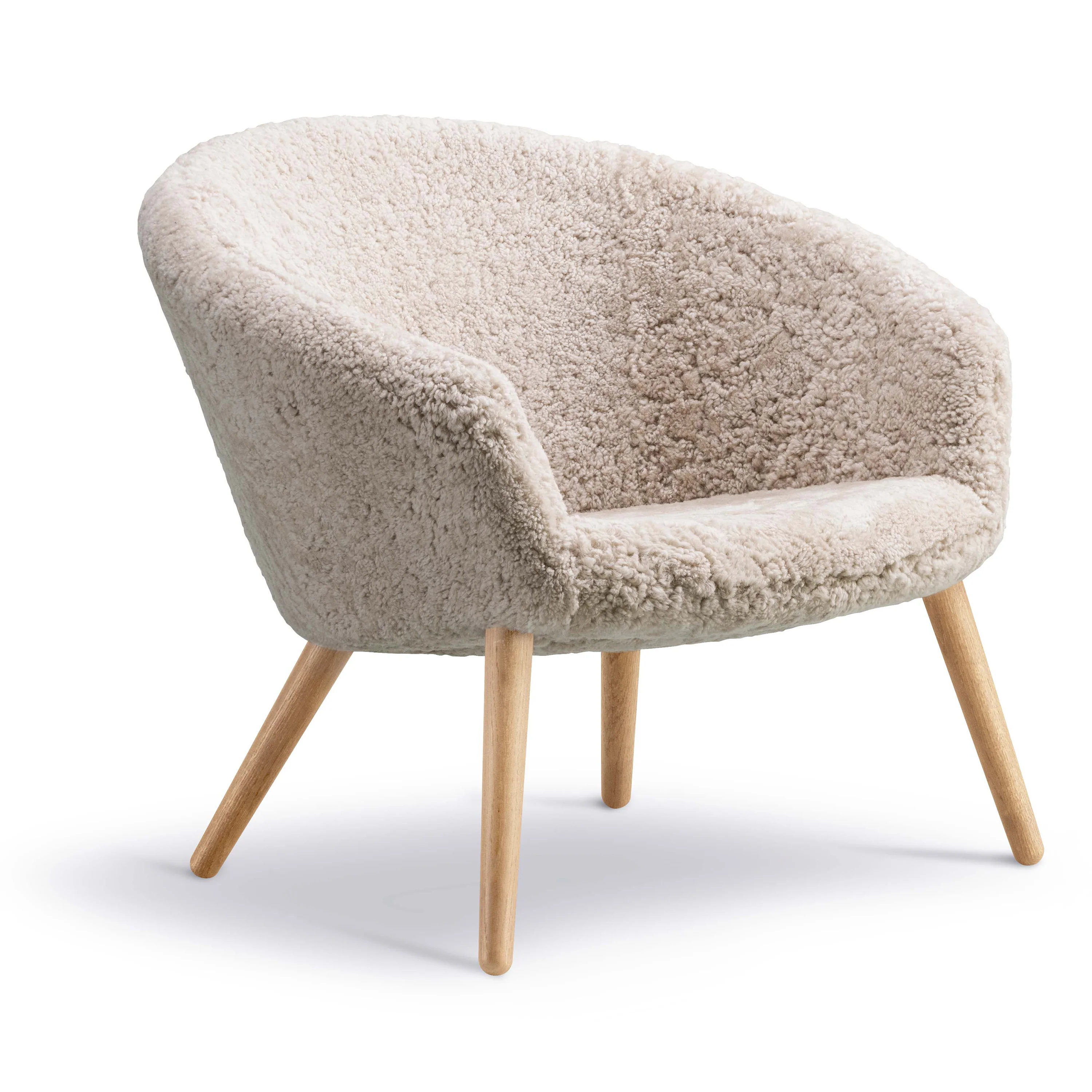 Ditzel Sheepskin Lounge Chair - Image 8