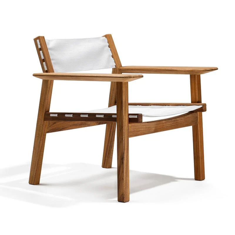 Djurö Outdoor Lounge Armchair with Sling - Image 5