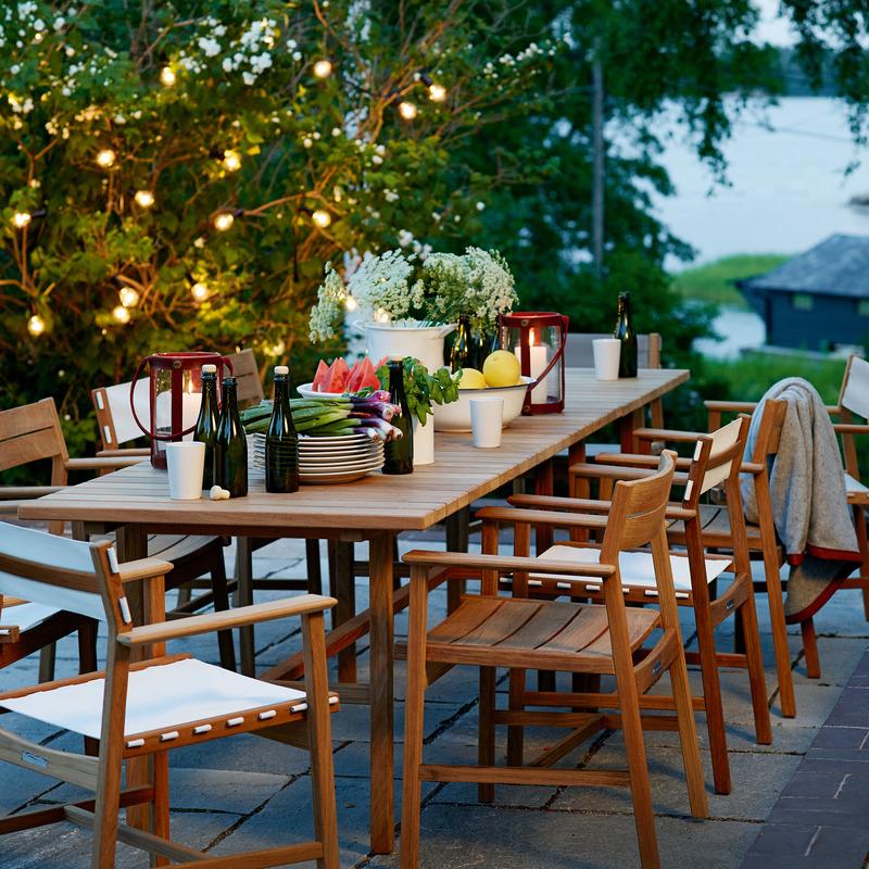Djurö Rectangle Outdoor Dining Table - Image 9