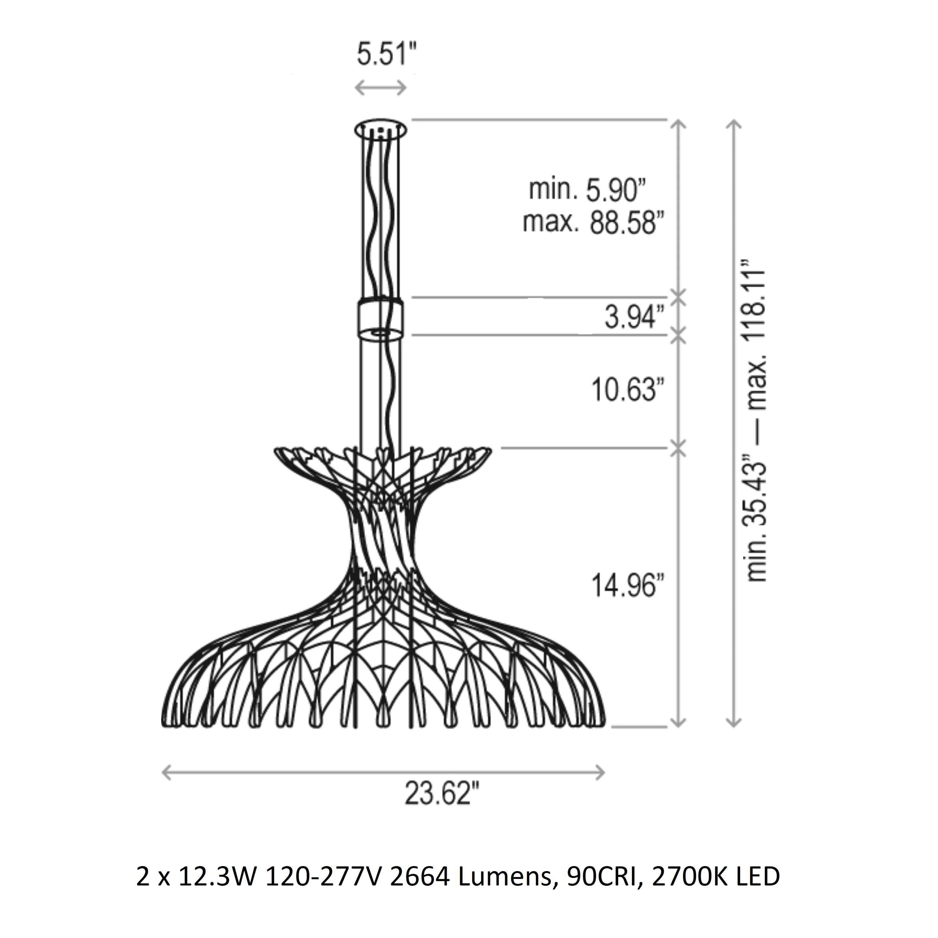 Dome Chandelier - Image 7