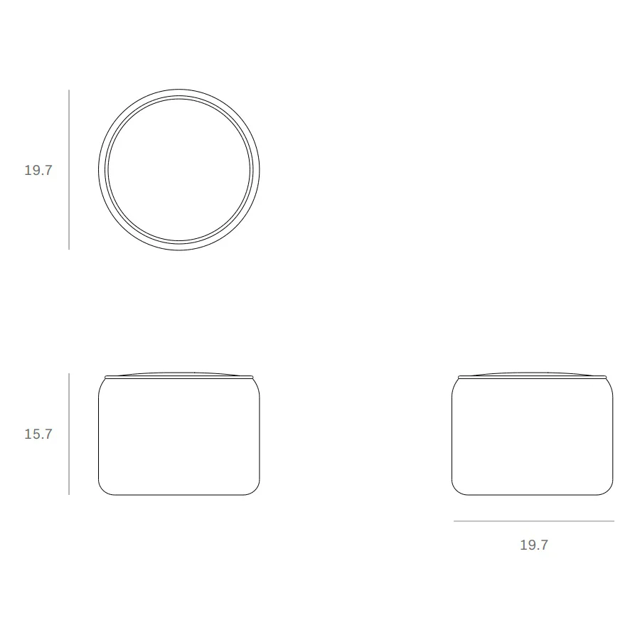 Donut Outdoor Pouf - Image 8