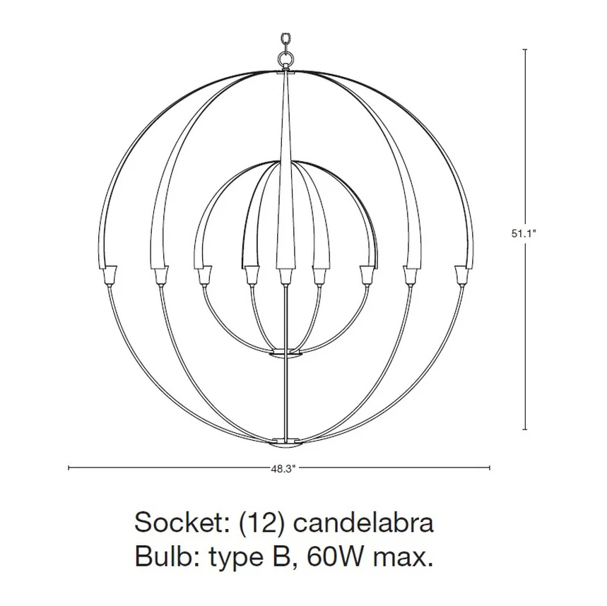 Double Cirque Large Scale Chandelier - Image 25