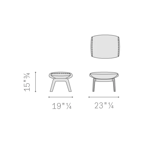 Downtown Lounge Armchair - Image 6