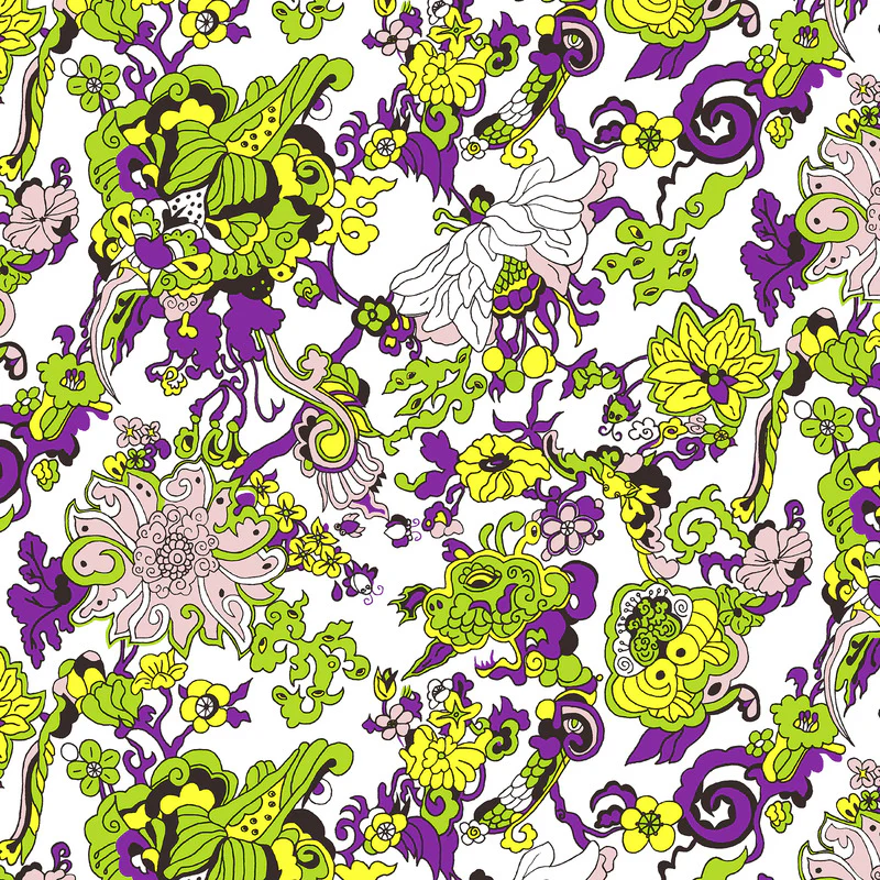 Dragon Flowers Wallpaper - Image 12