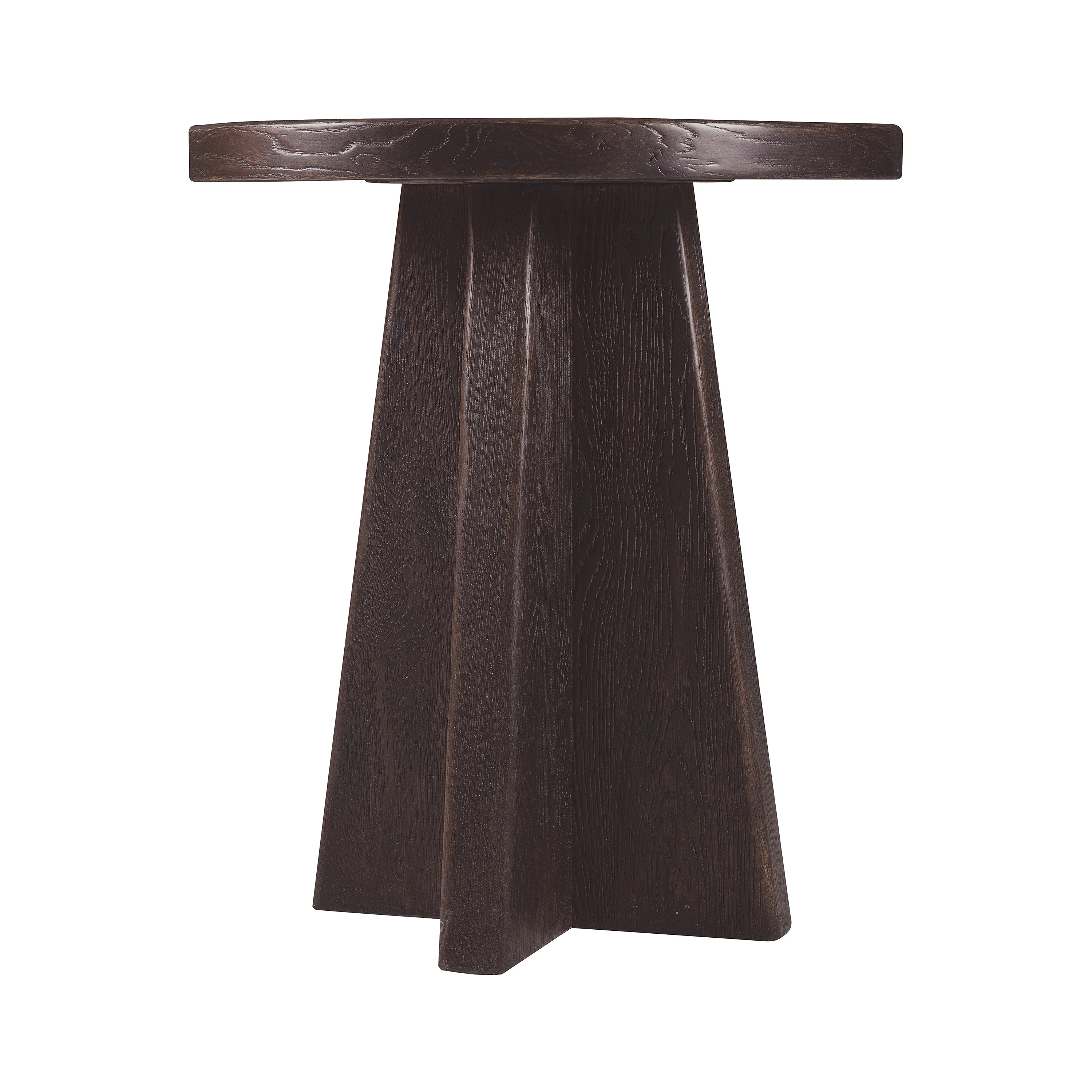 Driftwood Round End Table - Image 4