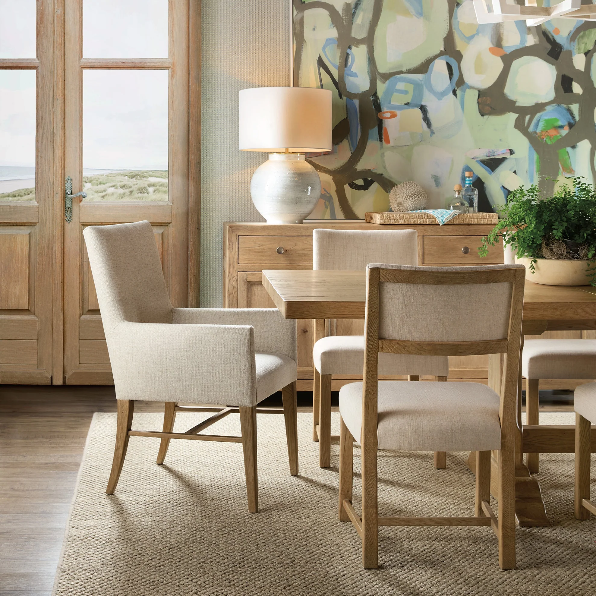 Driftwood Upholstered Side Chair - Image 2