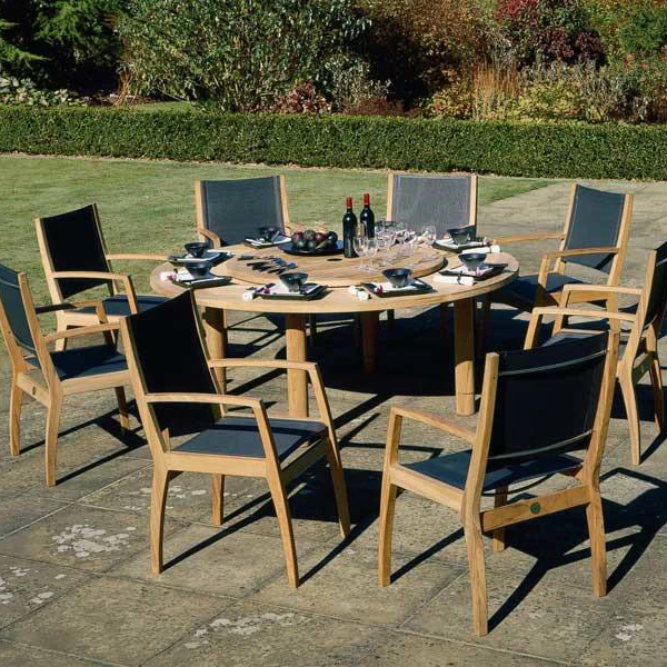 Drummond Teak Lazy Susan Circular - Image 9