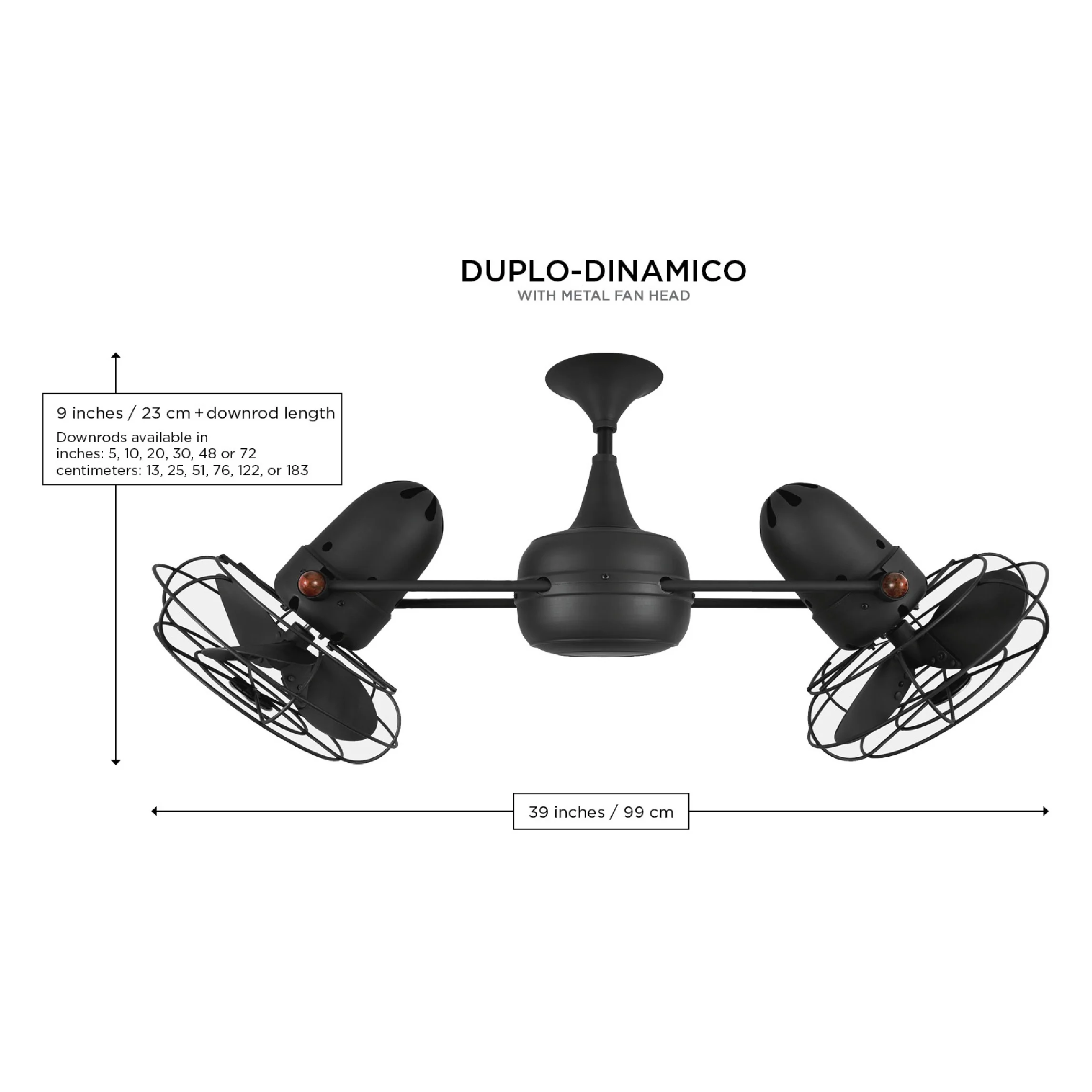 Duplo Dinamico Ceiling Fan - Image 53
