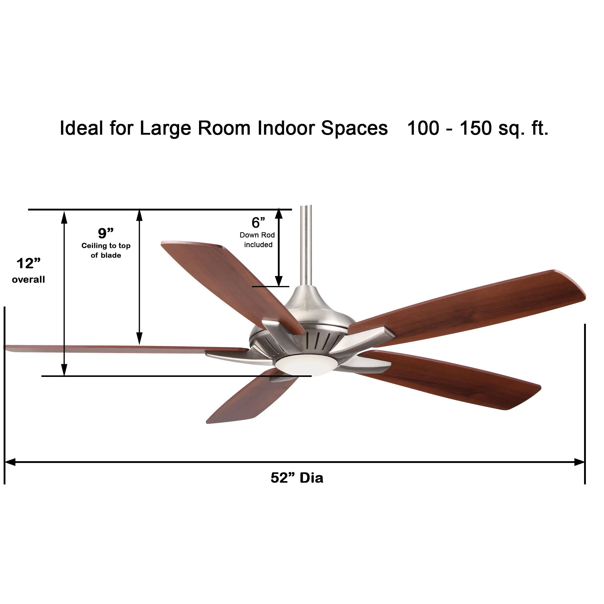 Dyno Ceiling Fan with Light - Image 6