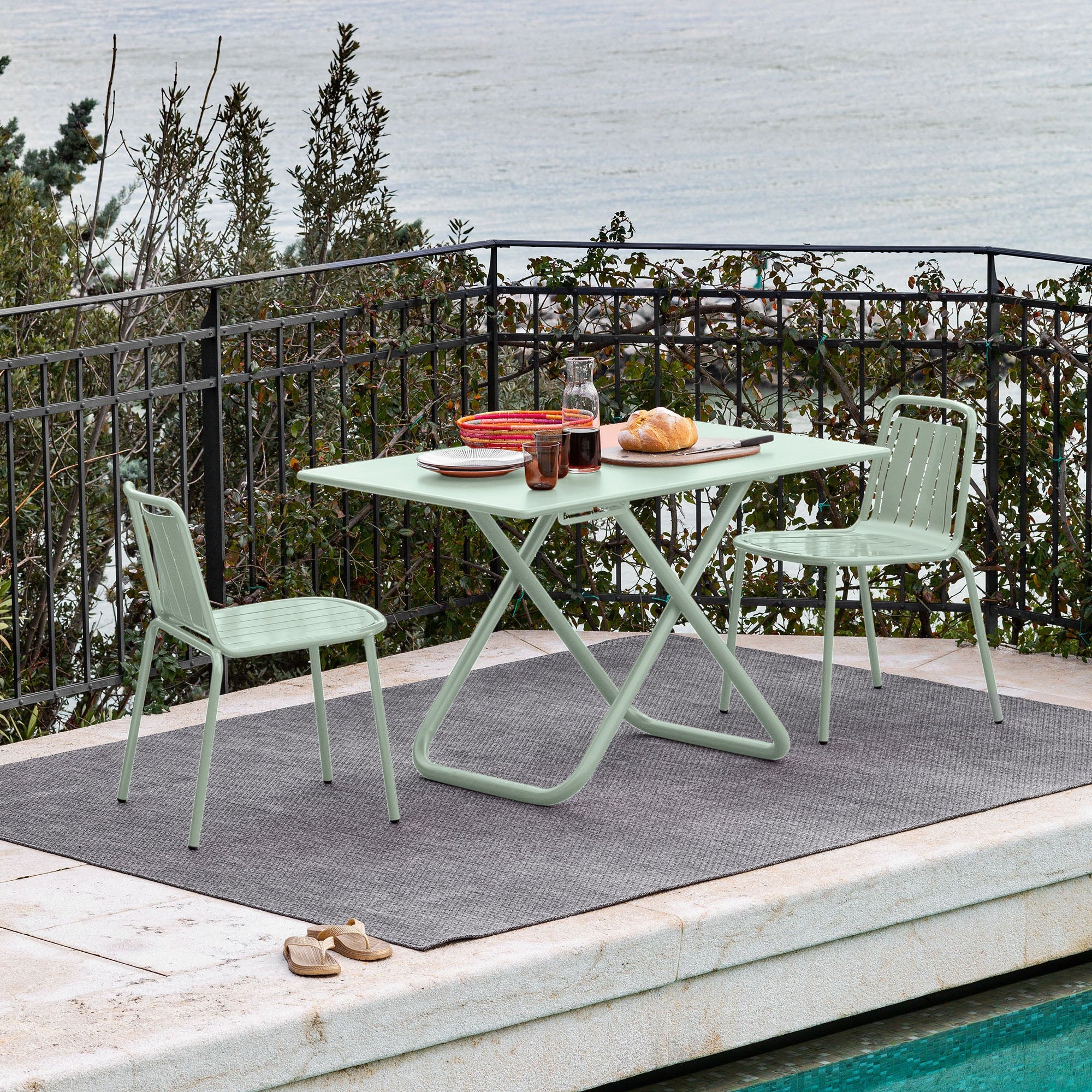 Easy Outdoor Rectangle Dining Table - Image 4