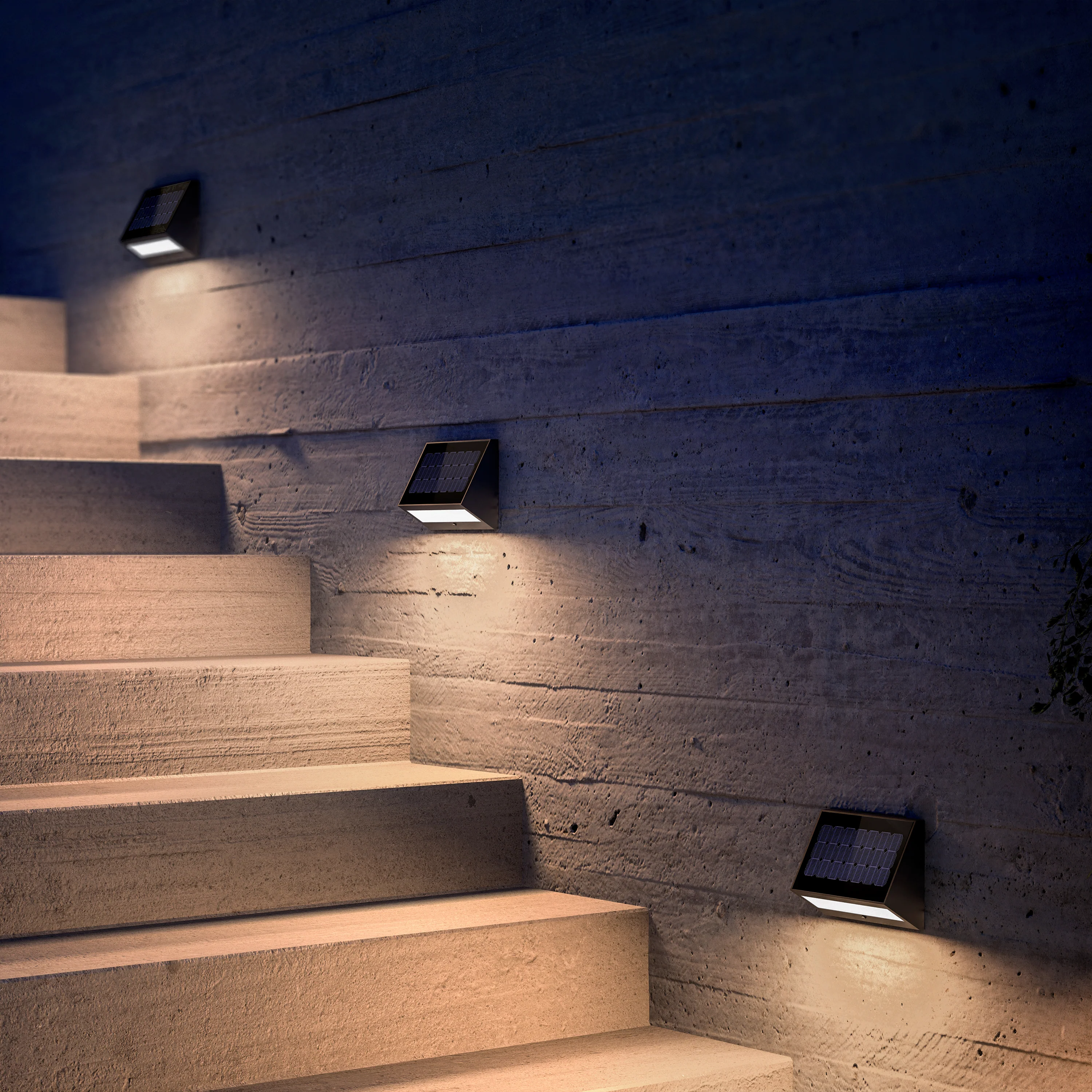 Ecostep Outdoor Solar Step and Wall Light - Image 2