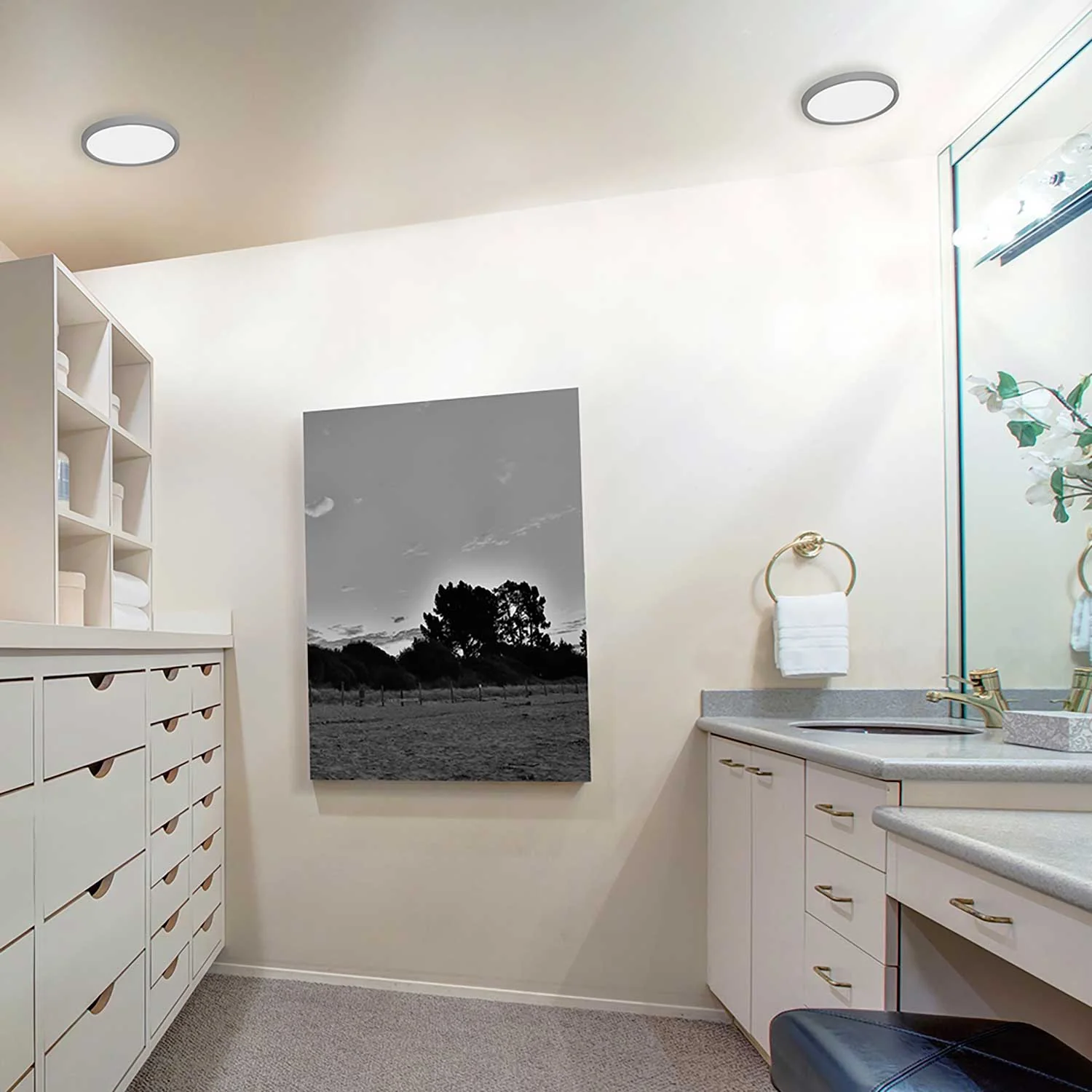Edge Outdoor LED Round Flush Mount - Image 11