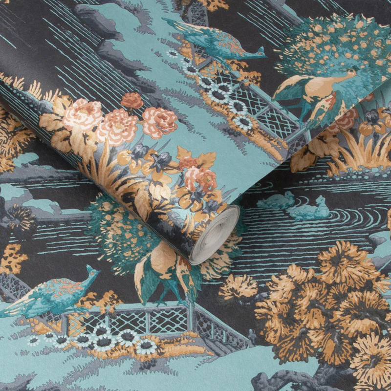 Edo Toile Wallpaper - Image 4