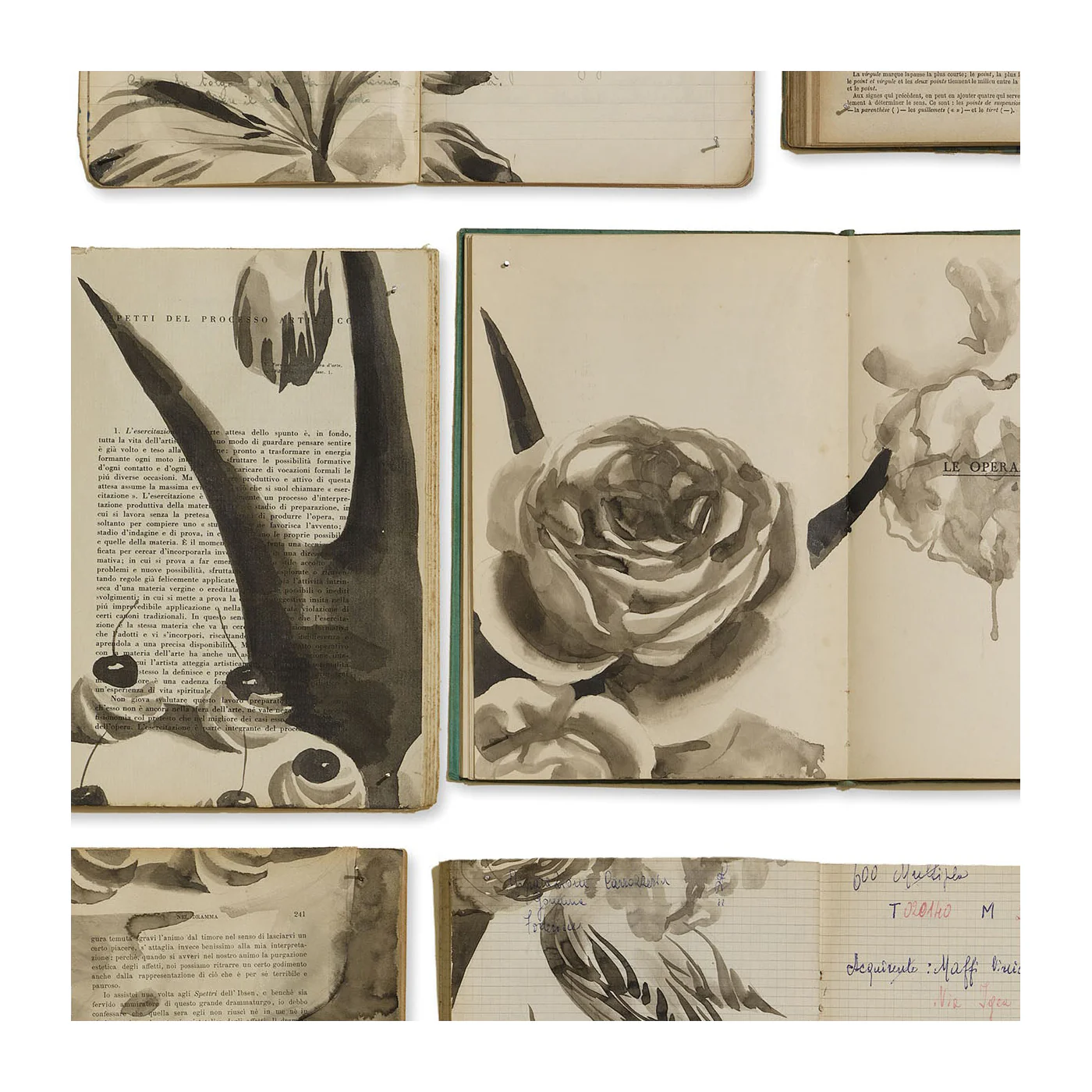 EKA-02 Biblioteca Mural Wallpaper Sample Swatch - Image 3