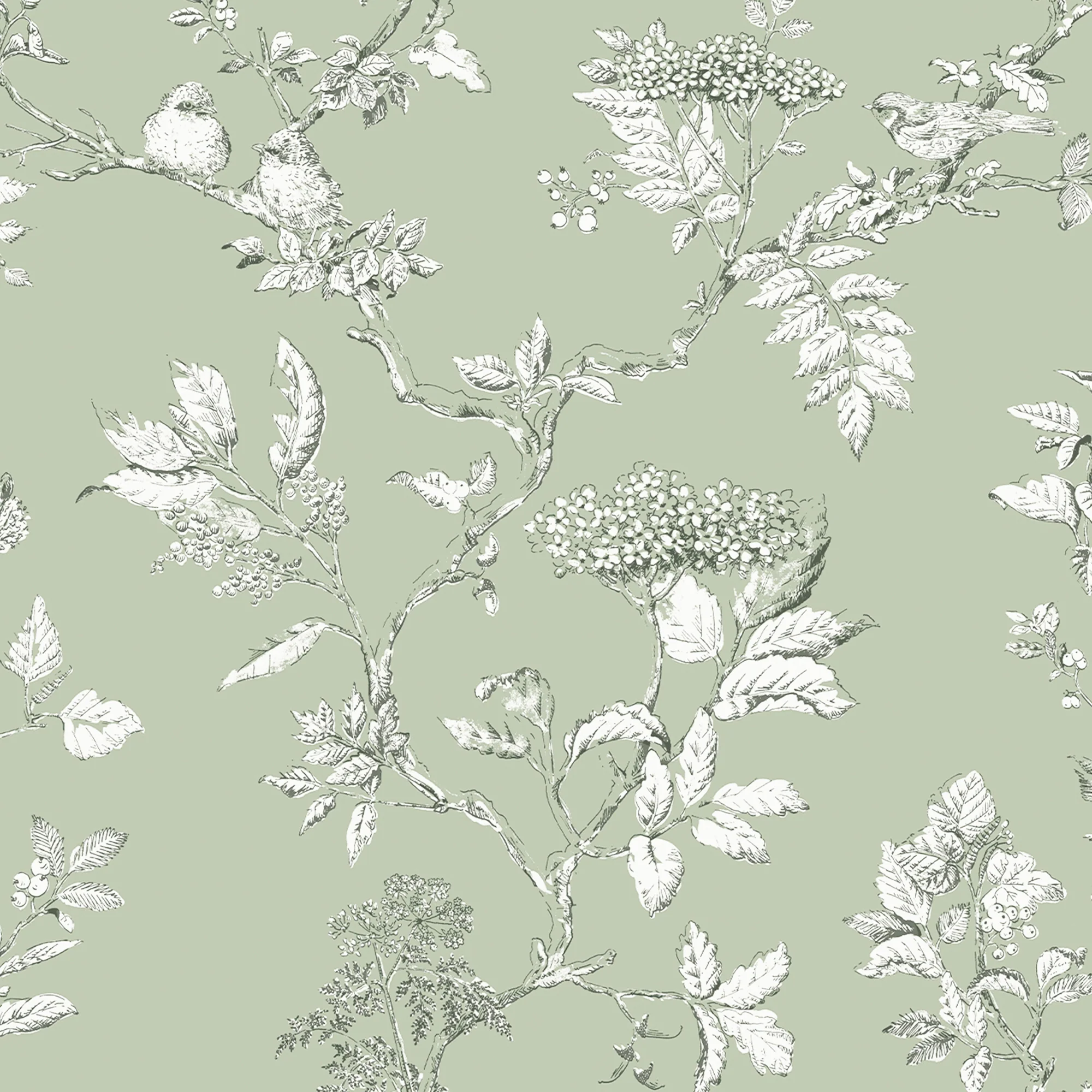 Laura Ashley Elderwood Duck Egg Wallpaper Wallpaper - Image 5