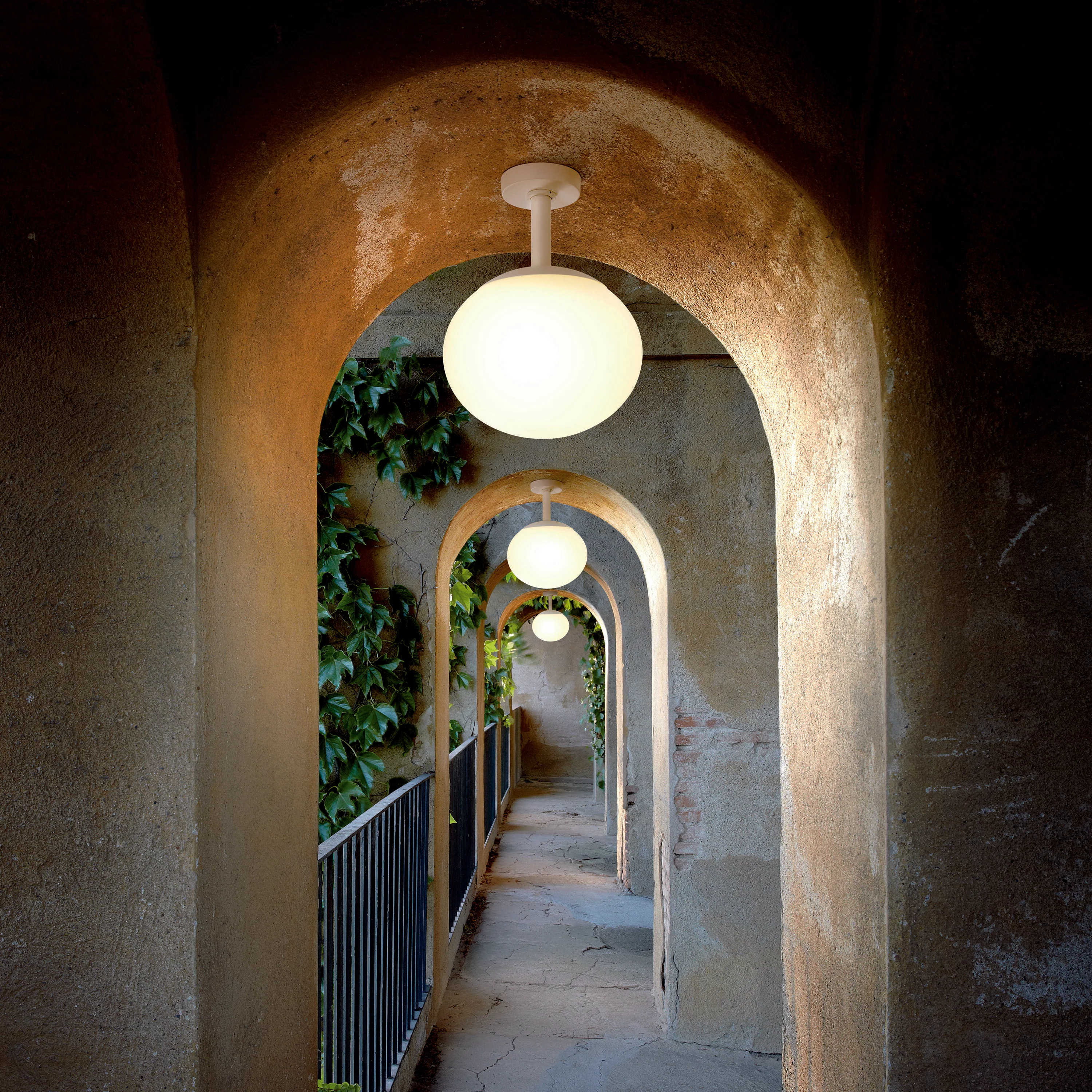 Elipse Outdoor Semi Flush Mount - Image 4