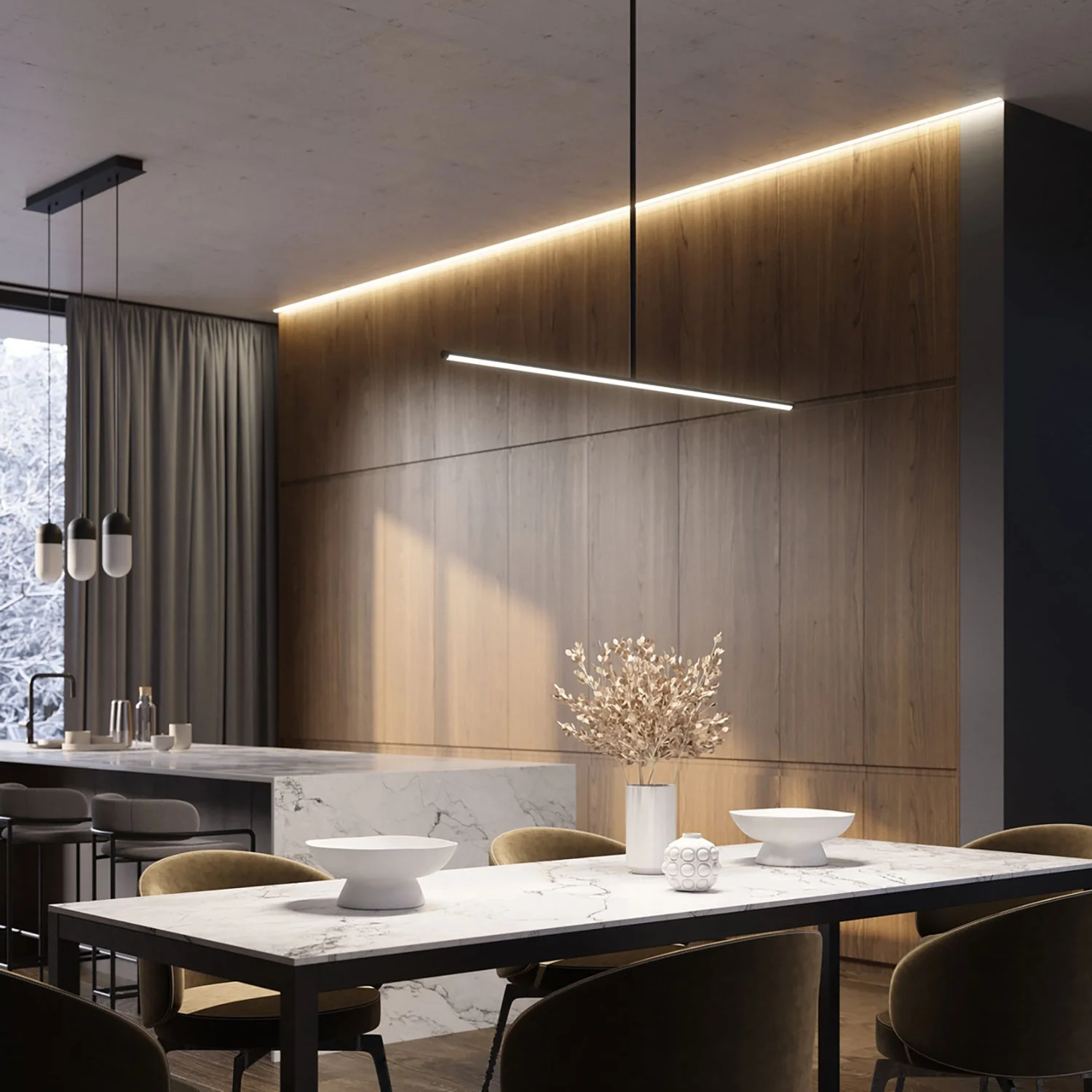 Elizabeth Linear LED Pendant Light - Image 8
